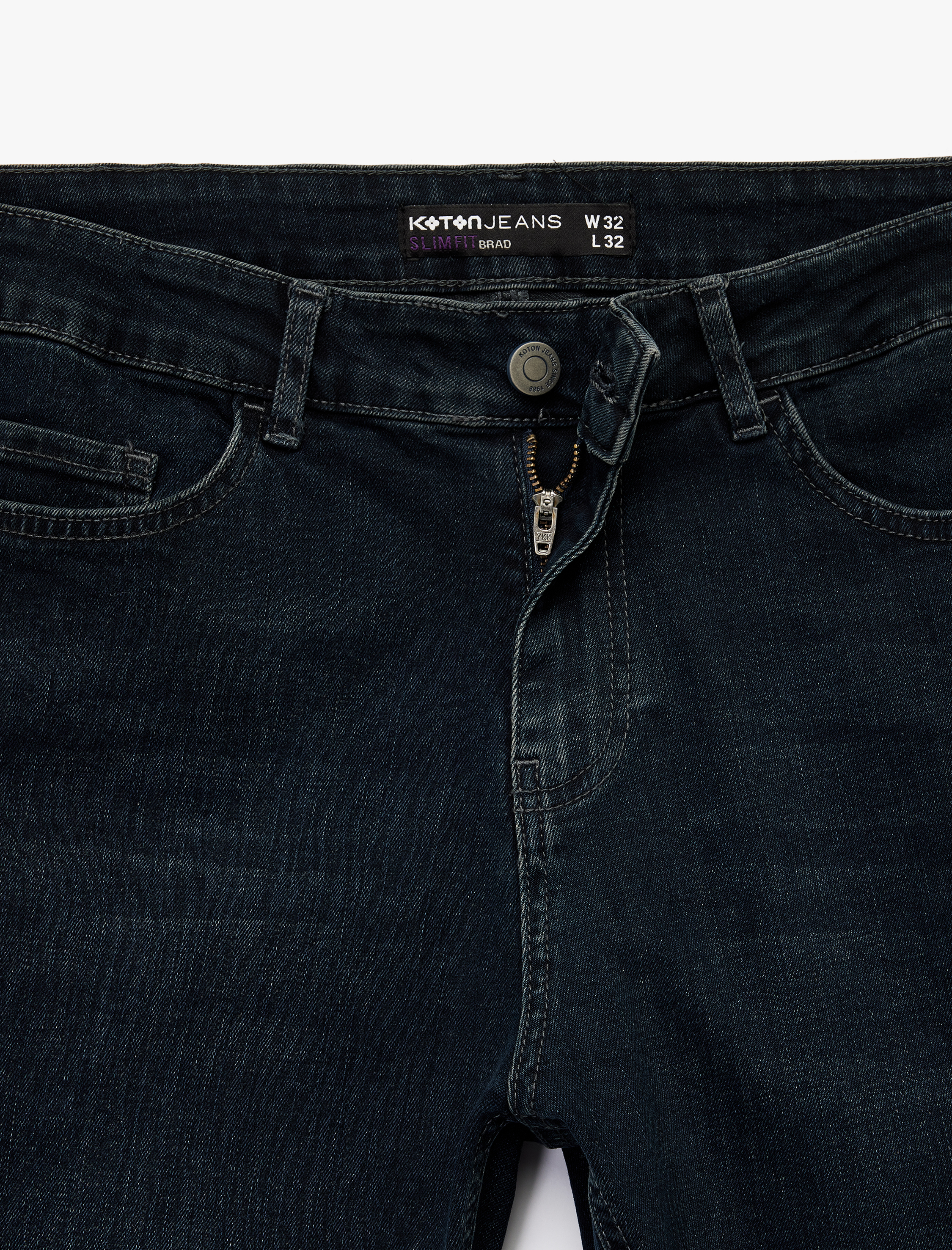   Pamuklu Normal Bel Slim Fit Jean Pantolon -  Brad Jean