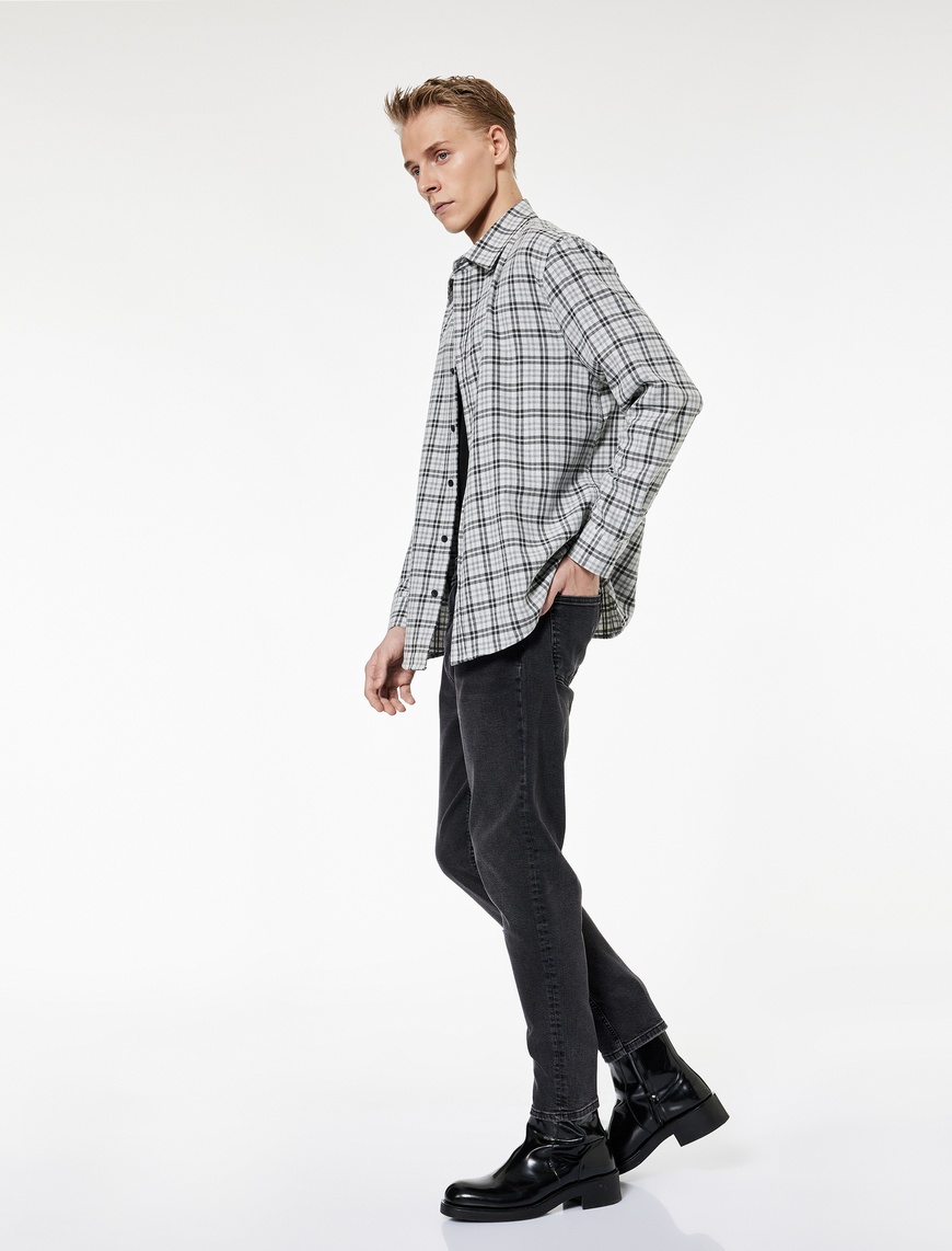   Normal Bel Pamuklu Tapered Fit Jean Pantolon - Joe Jean