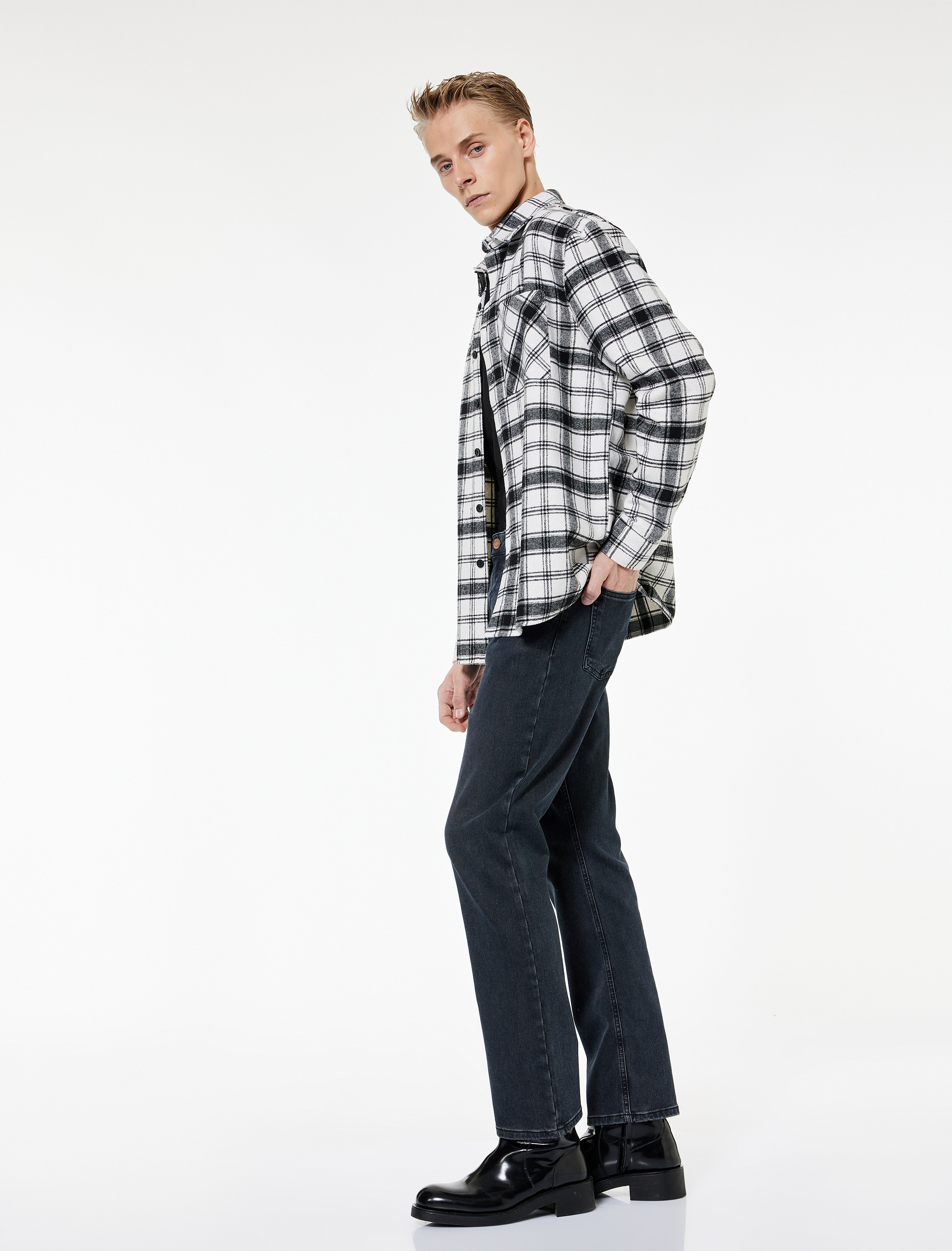   Normal Bel Pamuklu Straight Fit Jean Pantolon - Mark Jean