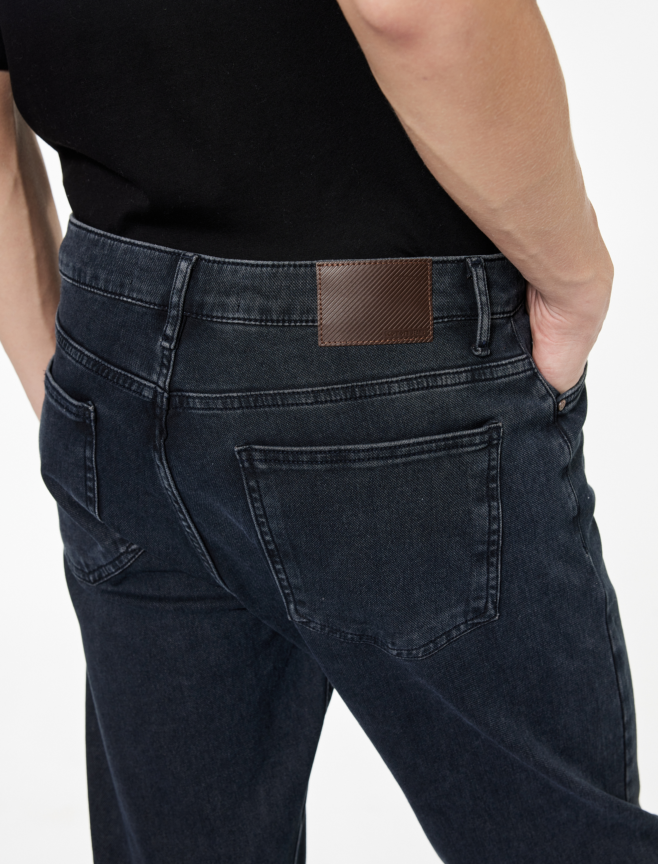   Normal Bel Pamuklu Straight Fit Jean Pantolon - Mark Jean