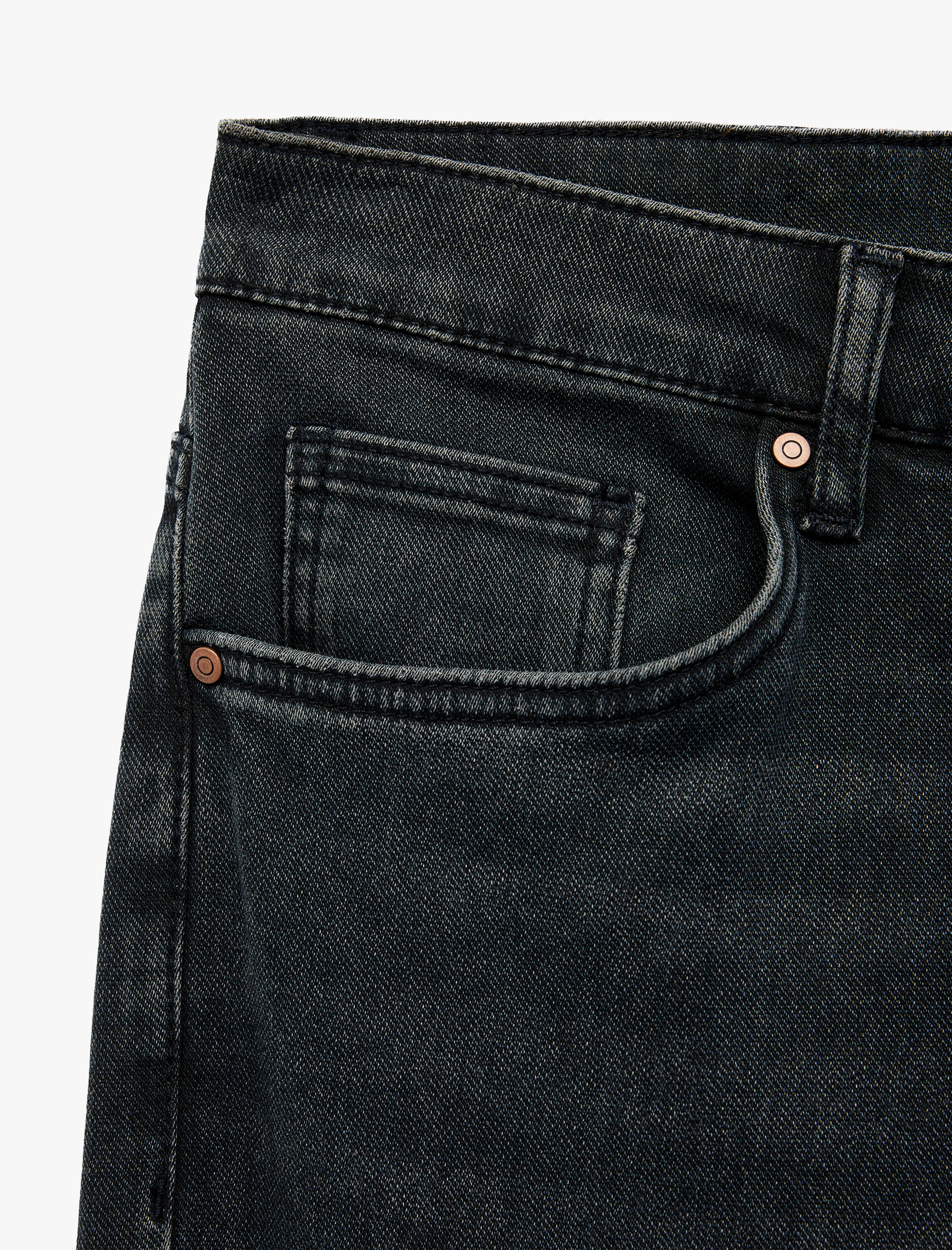   Normal Bel Pamuklu Straight Fit Jean Pantolon - Mark Jean