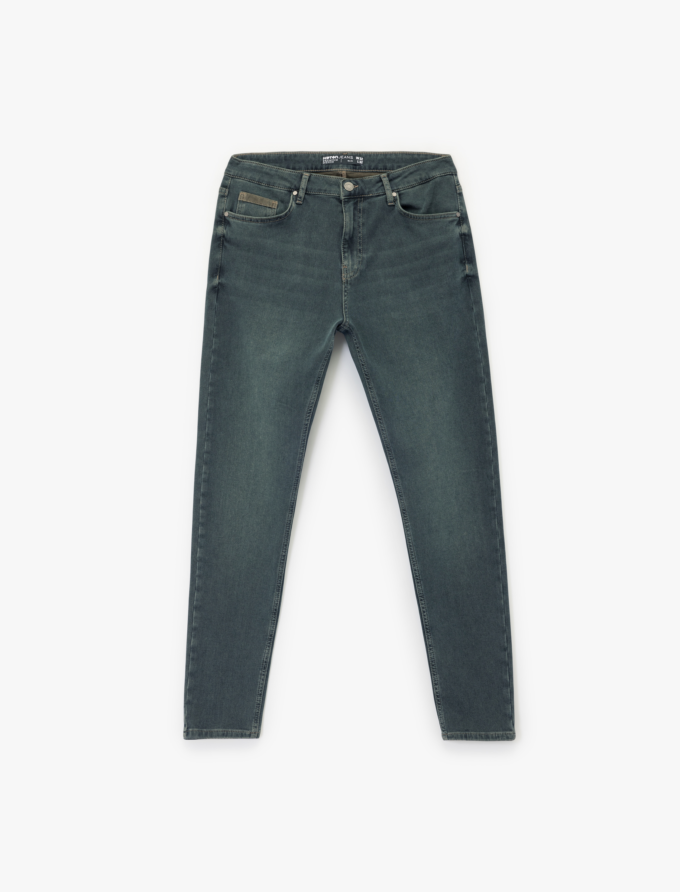   Pamuklu Normal Bel Slim Fit Jean Pantolon - Brad Jean