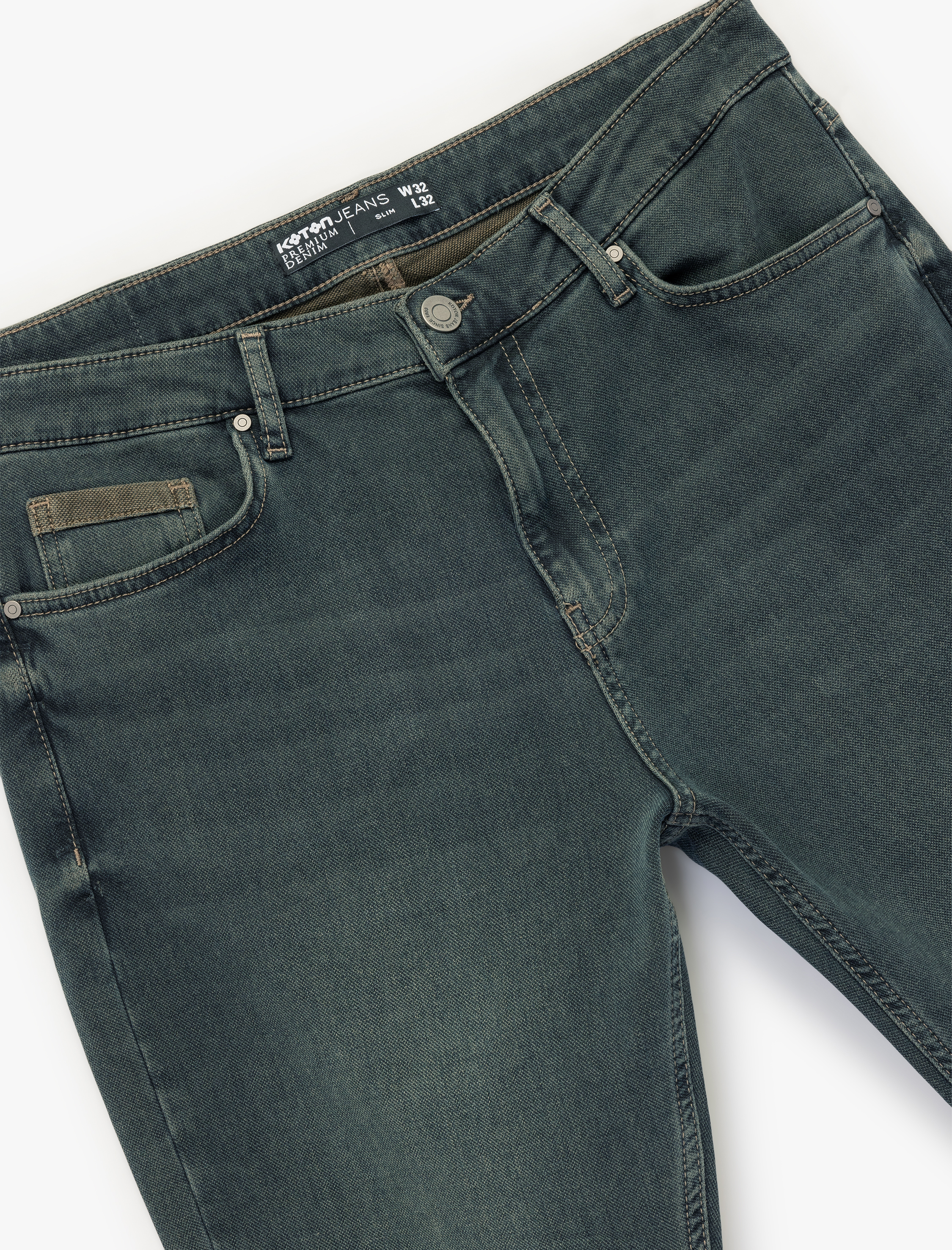   Pamuklu Normal Bel Slim Fit Jean Pantolon - Brad Jean