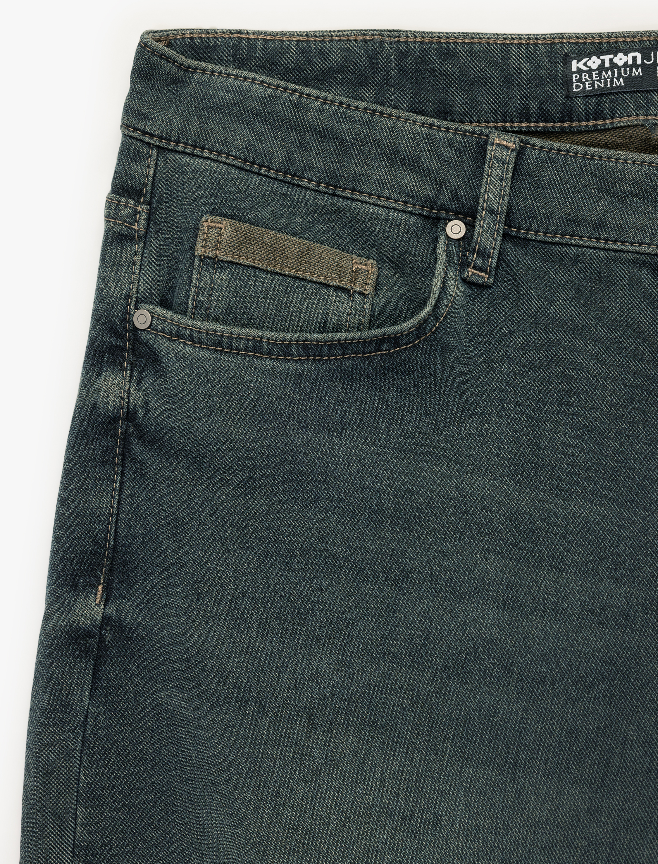   Pamuklu Normal Bel Slim Fit Jean Pantolon - Brad Jean
