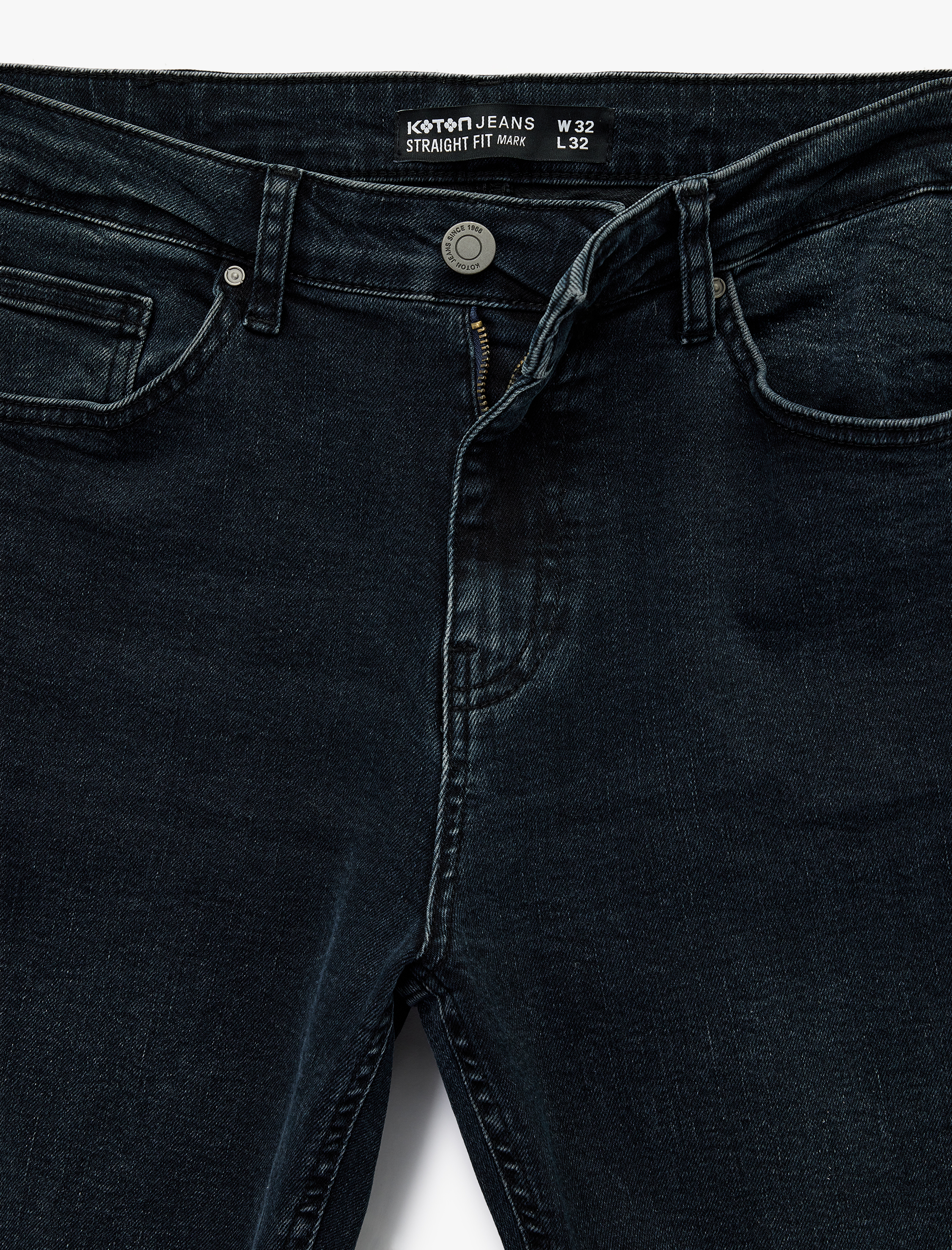   Cepli Straight Fit Düz Paça Jean Pantolon - Straight Fit Mark Jeans
