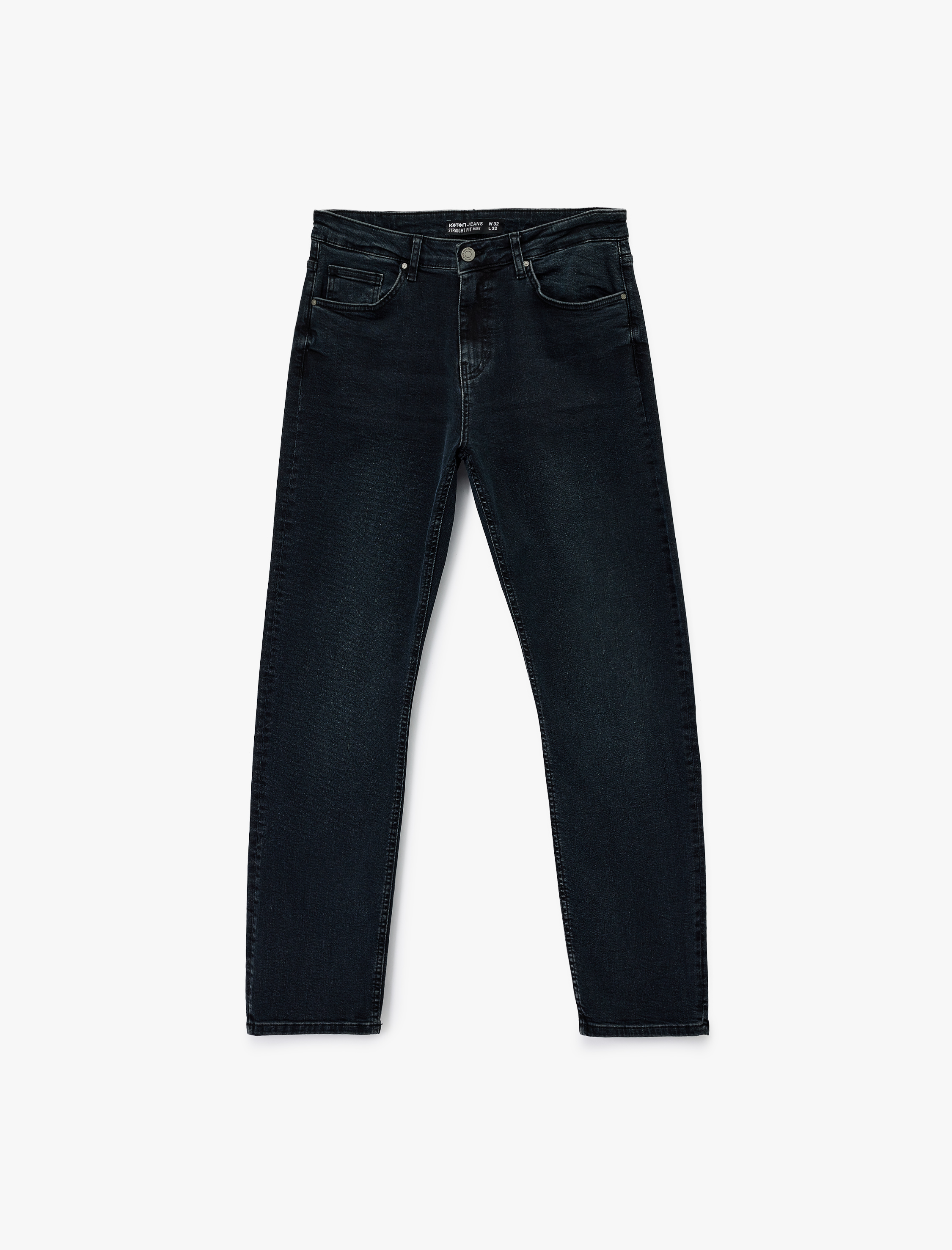   Cepli Straight Fit Düz Paça Jean Pantolon - Straight Fit Mark Jeans