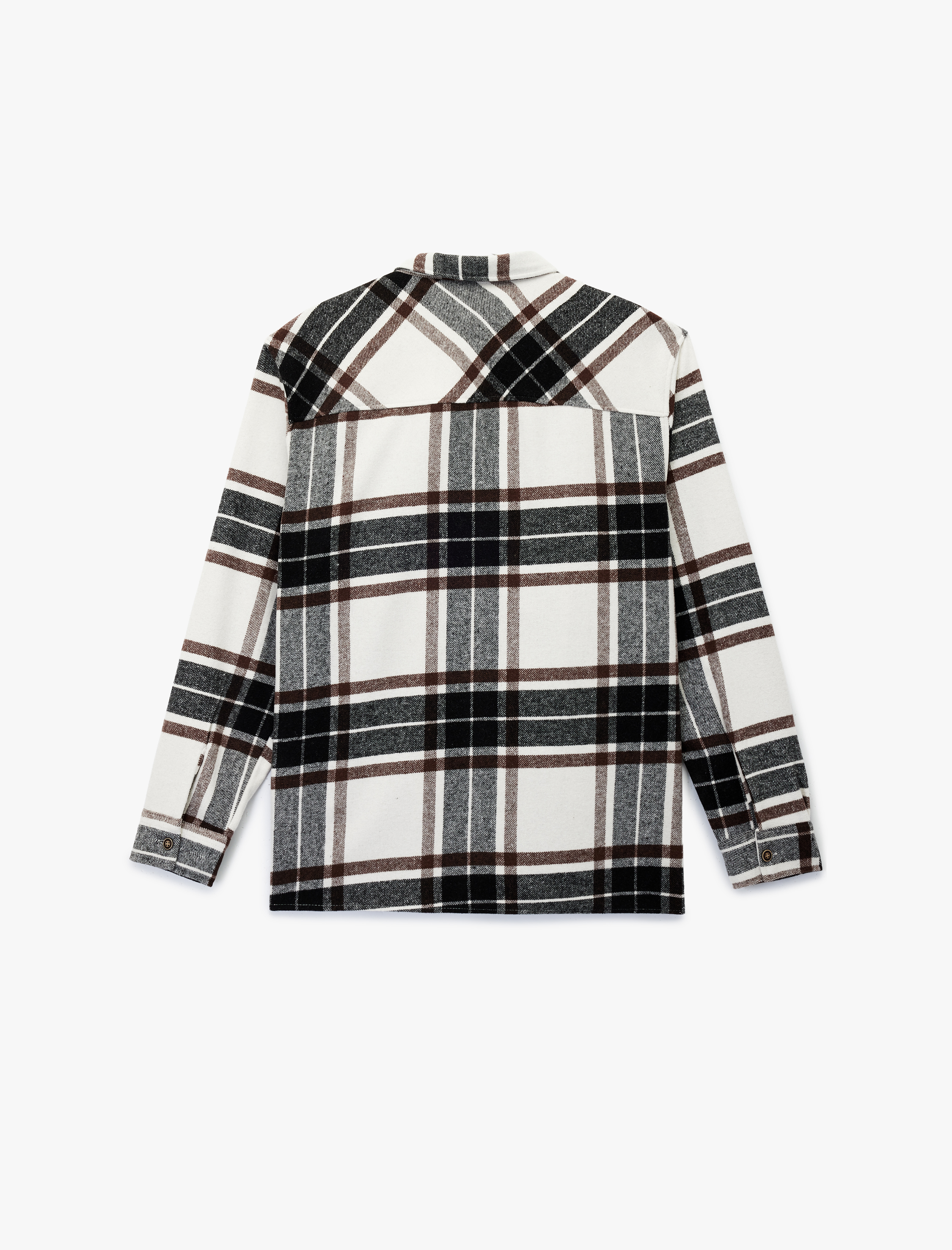   Regular Fit Uzun Kollu Klasik Yaka Oduncu Gömleği