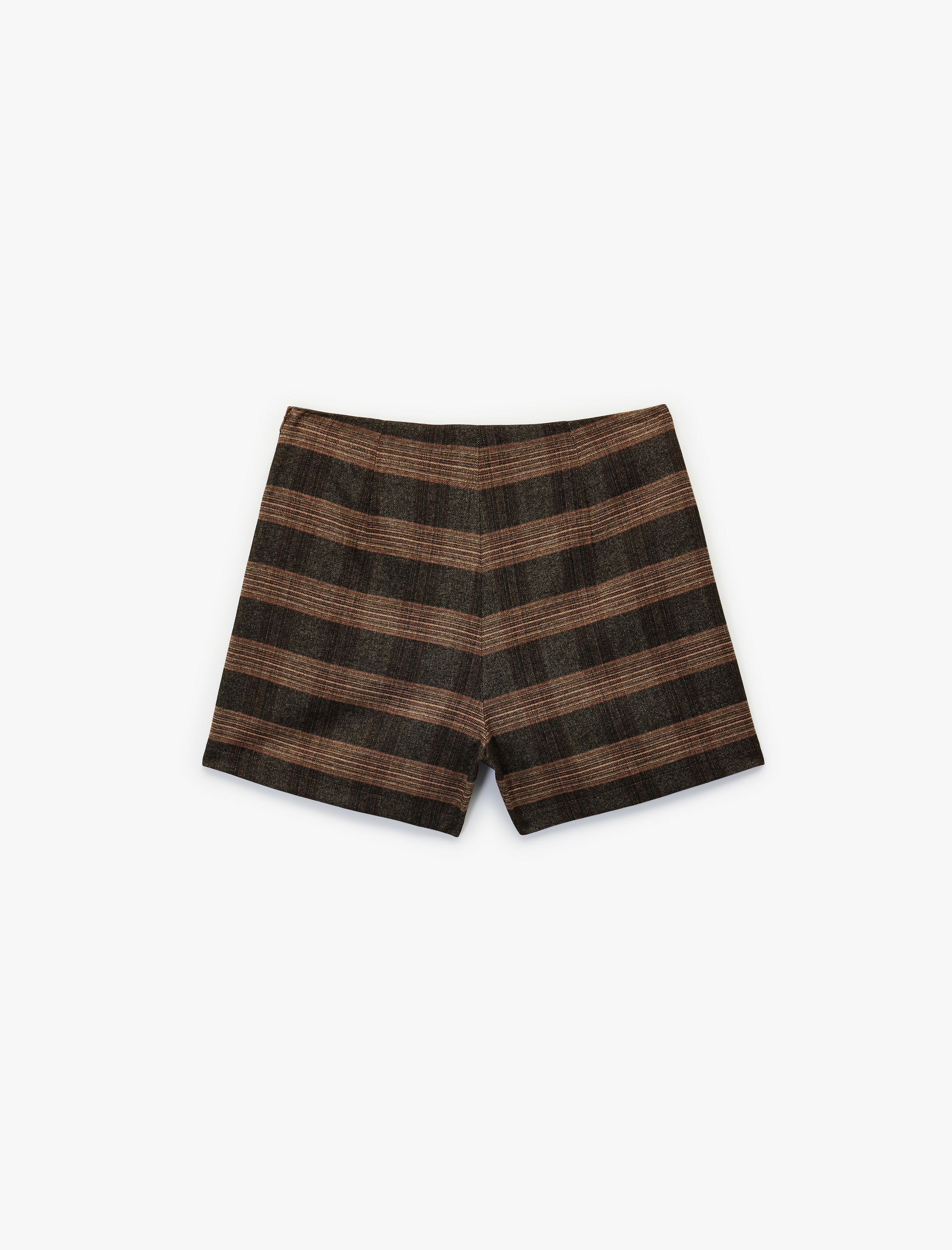   Koton X Sima Tarkan - Kemer Detaylı Pileli Mini Ekose Şort Etek