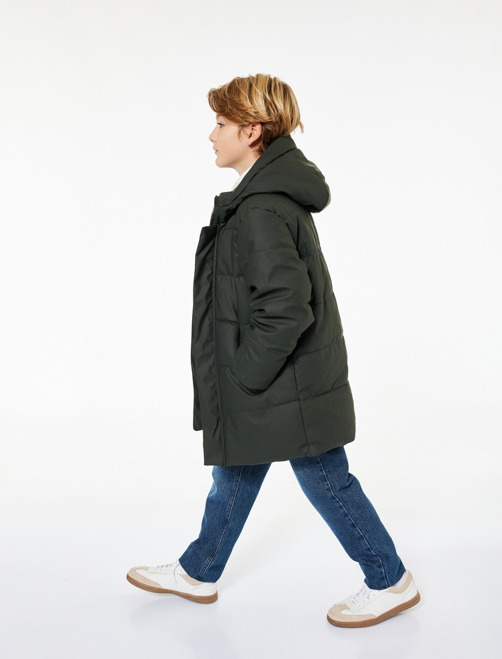 Erkek Çocuk Rahat Kesim Pamuklu Denim Pantolon - Dad Jean