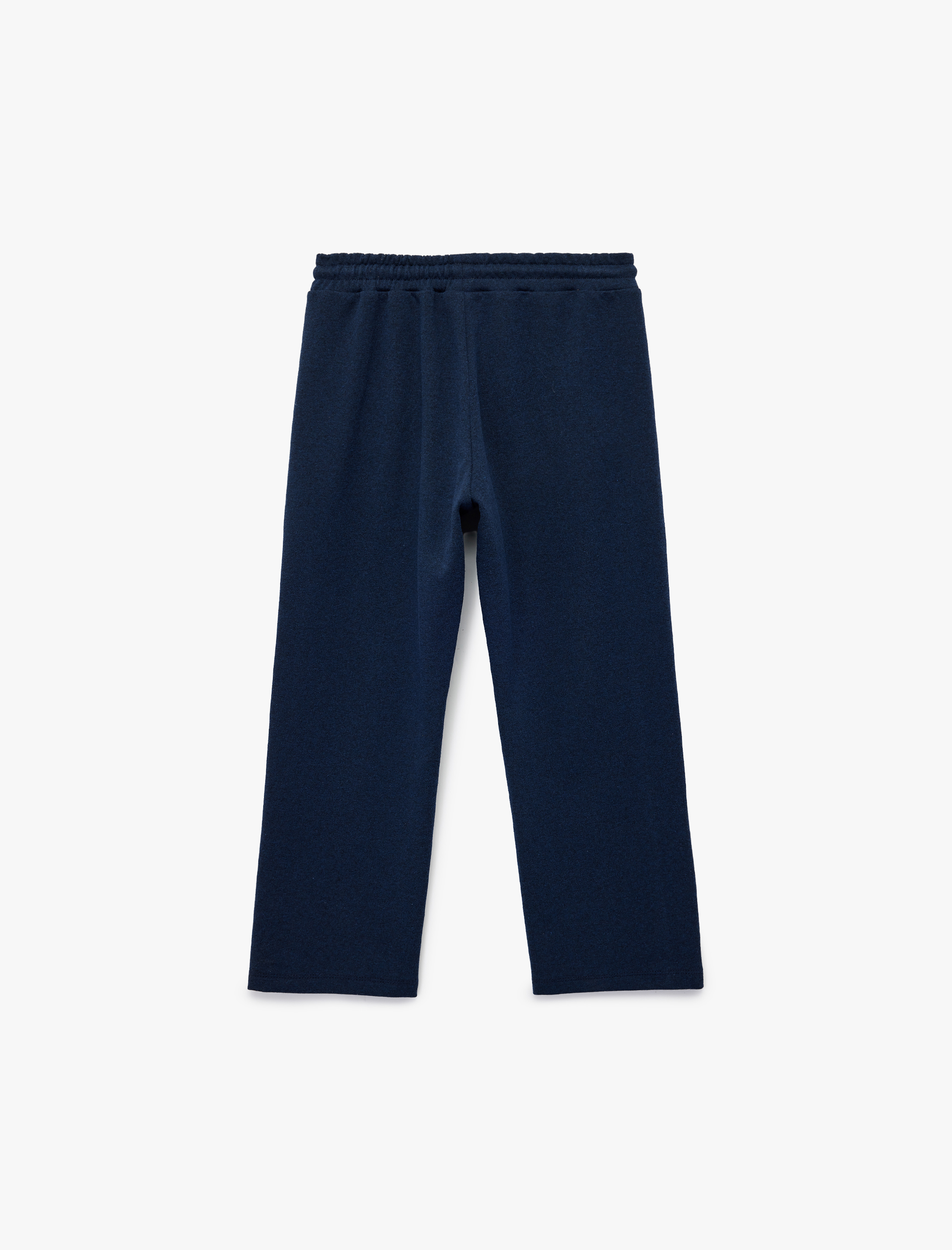  Erkek Çocuk Cepli Beli Bağlamalı Çizgili Baskılı Loose Fit Eşofman Altı