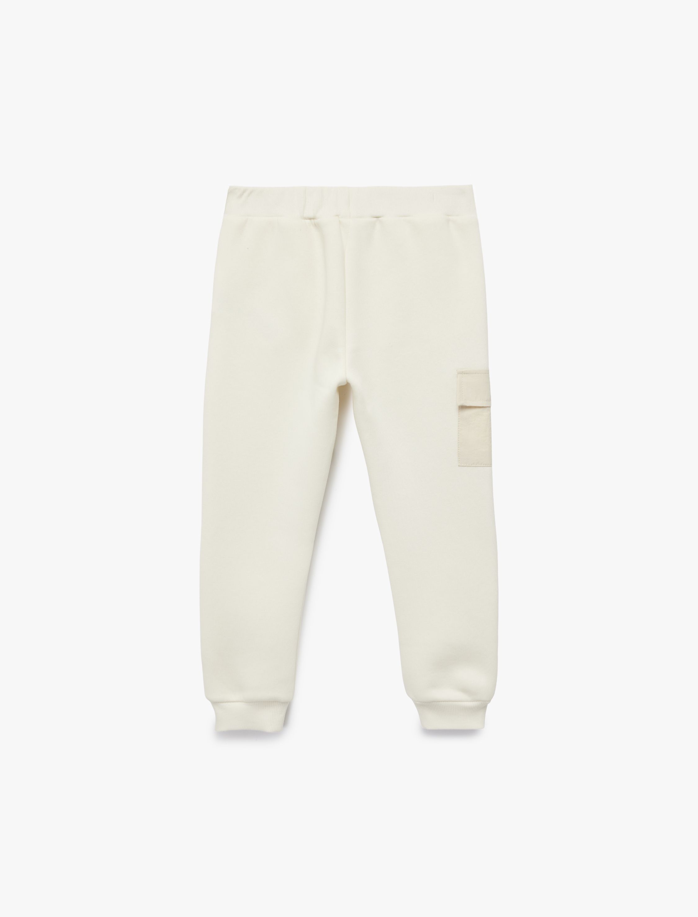  Erkek Bebek Cep Detaylı Beli Bağcıklı Jogger Eşofman Altı