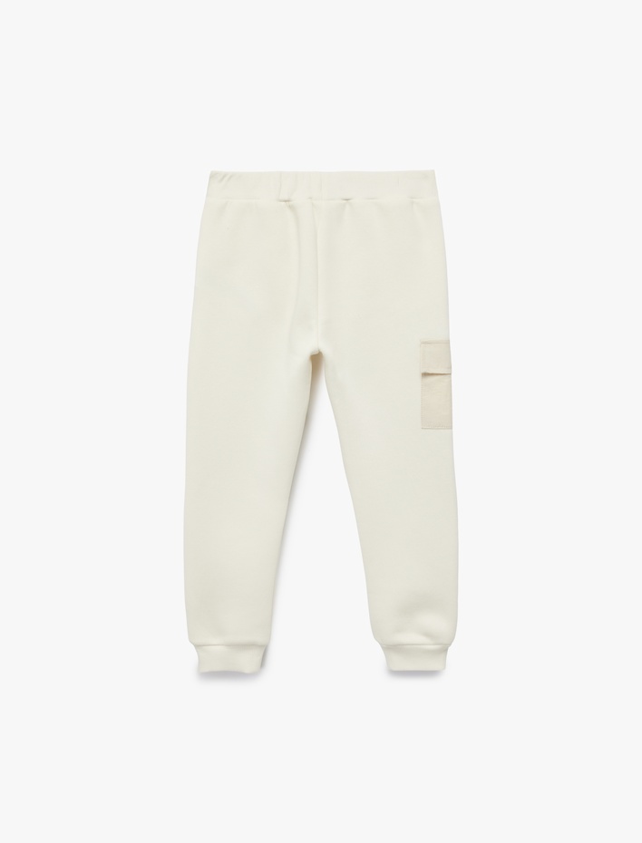 Erkek Bebek Cep Detaylı Beli Bağcıklı Jogger Eşofman Altı