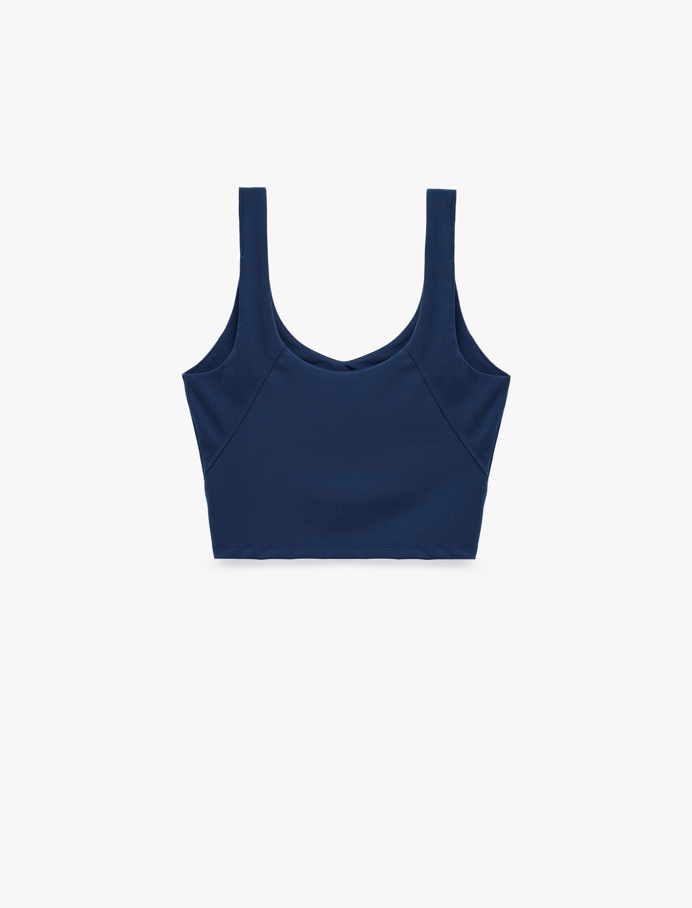   Koton X Sibil Çetinkaya - Kolsuz U Yaka Dikiş Detaylı Sporcu Sütyeni