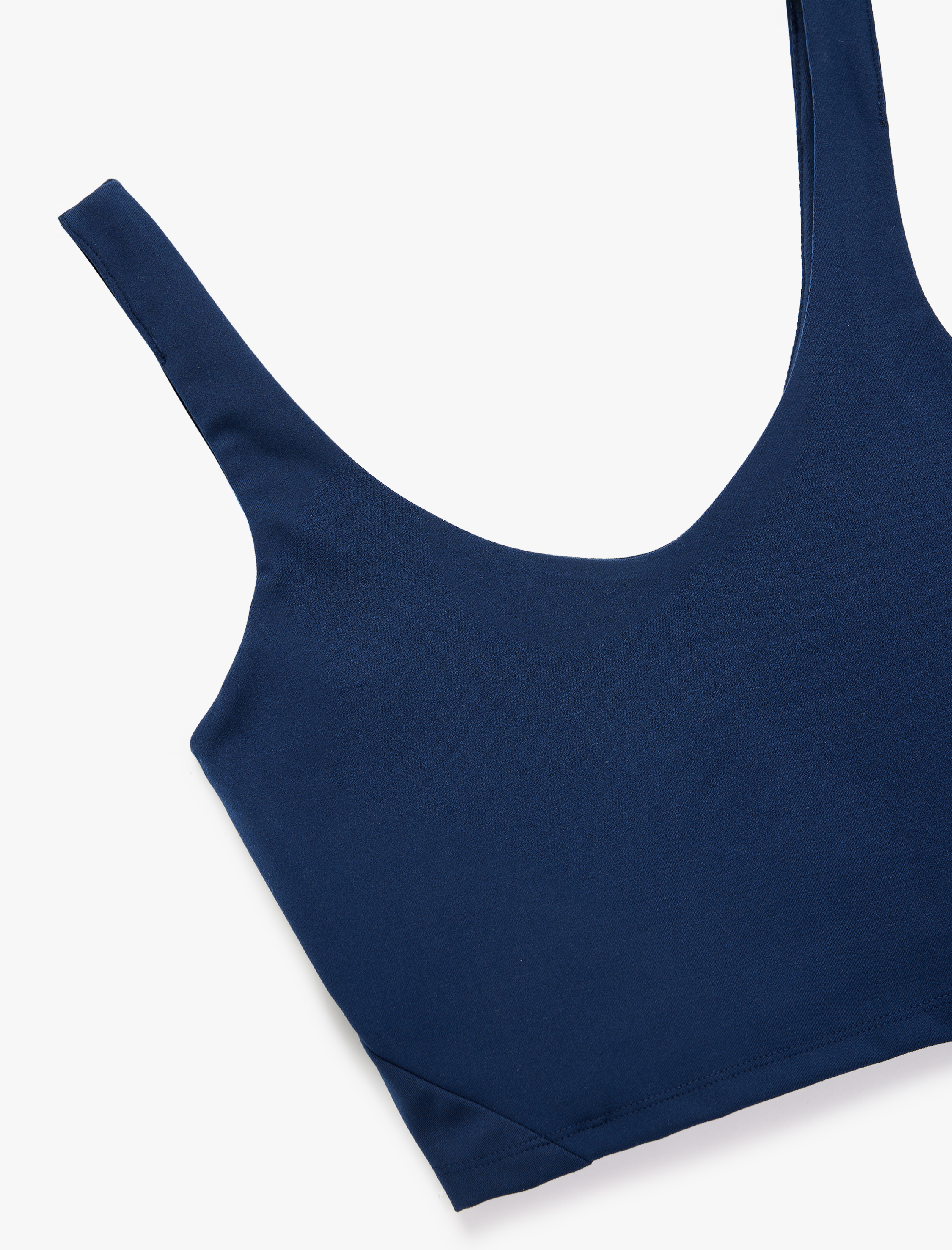   Koton X Sibil Çetinkaya - Kolsuz U Yaka Dikiş Detaylı Sporcu Sütyeni