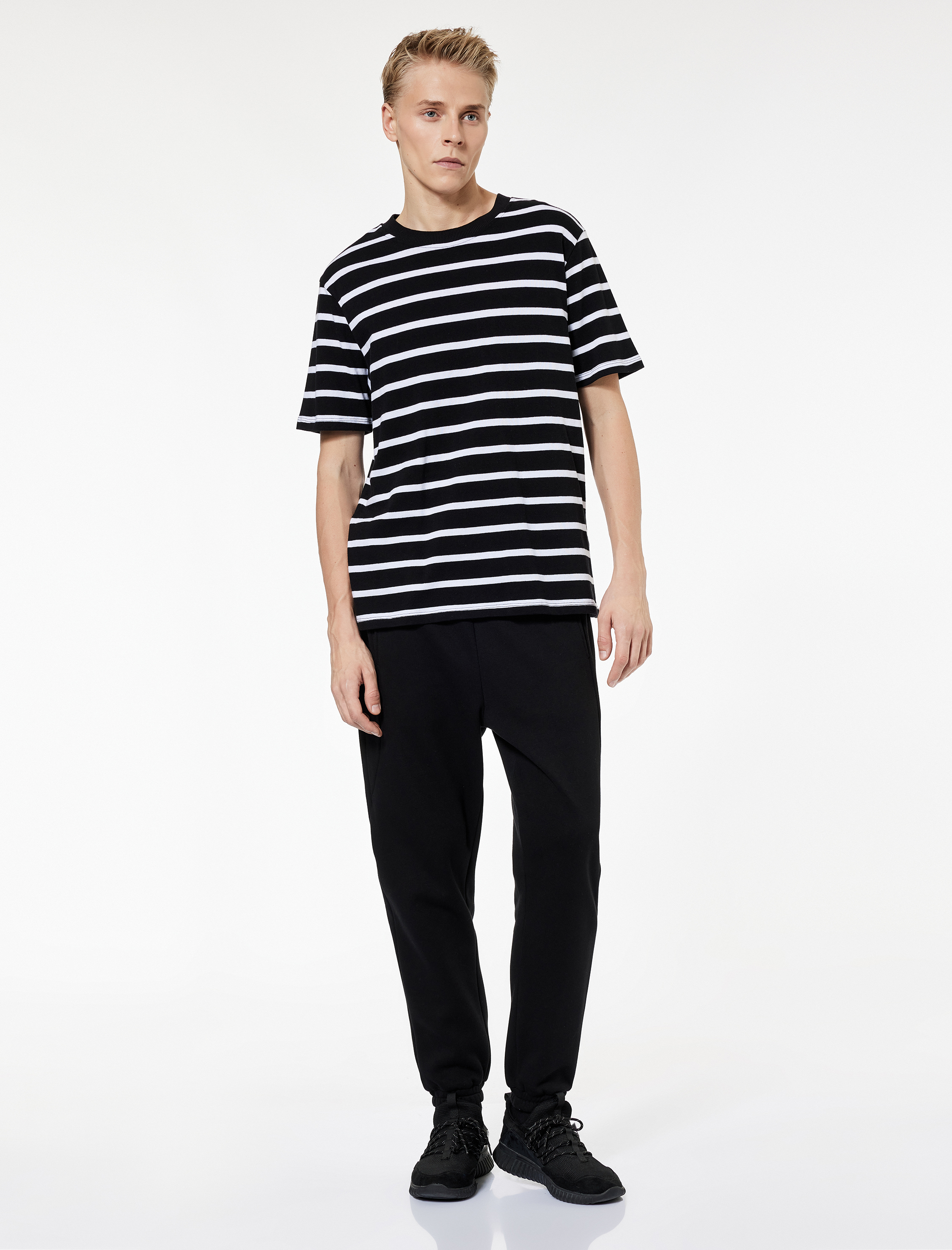   Beli Bağcıklı Şardonlu Cepli Jogger Kışlık Eşofman Altı