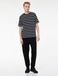 Beli Bağcıklı Şardonlu Cepli Jogger Kışlık Eşofman Altı