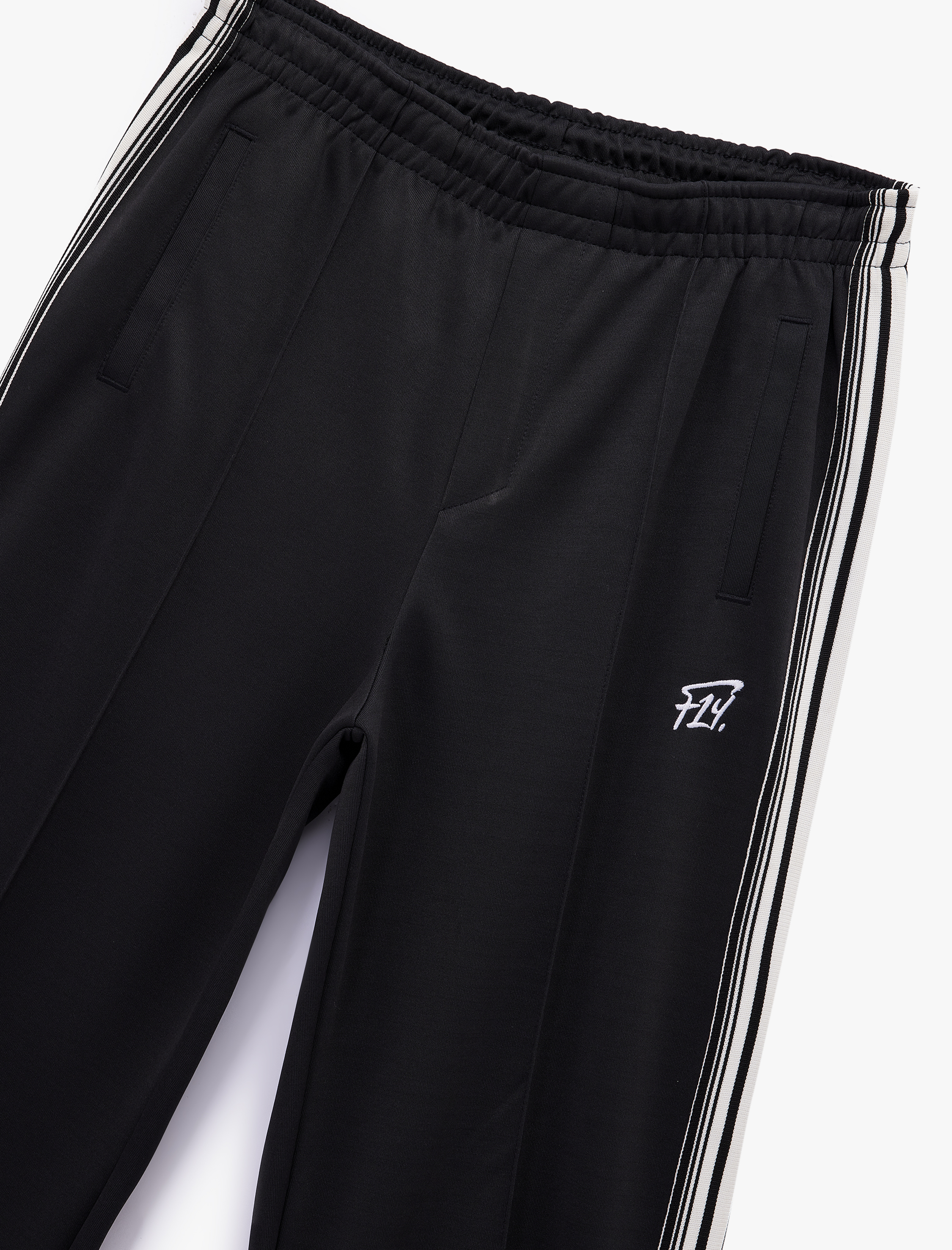   Viskon Karışımlı Beli Lastikli Cepli Şerit Detaylı Baskılı Bol Kalıp Eşofman Altı