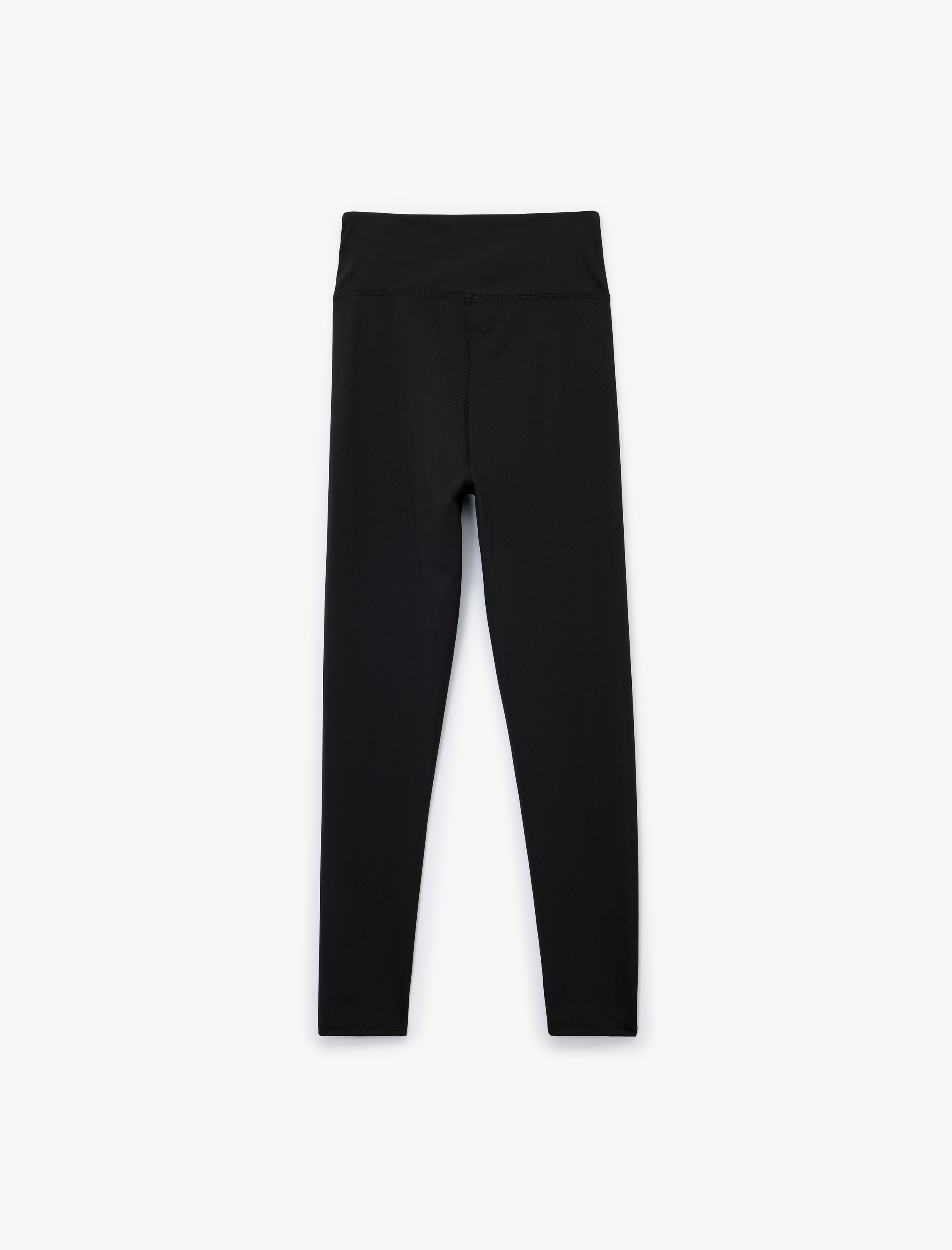   Yüksek Bel Dikiş Detaylı Spor Tayt