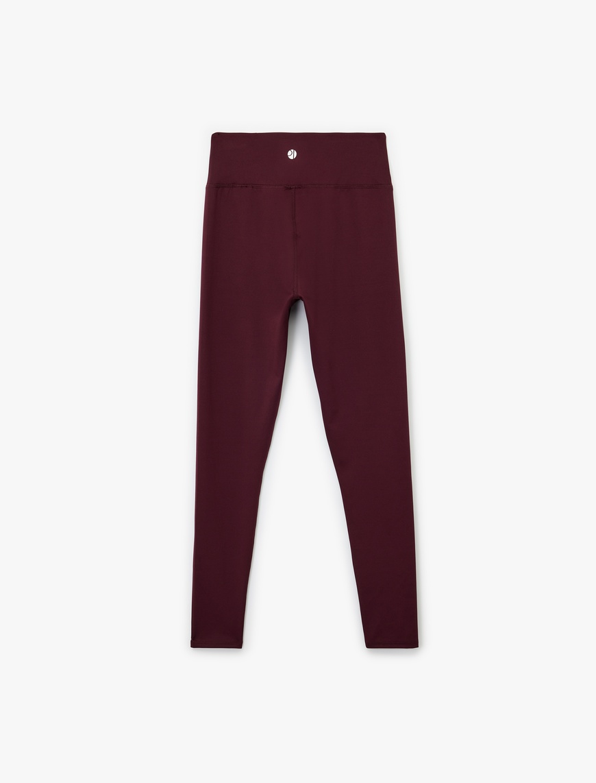  Slim Fit Yüksek Bel Spor Tayt
