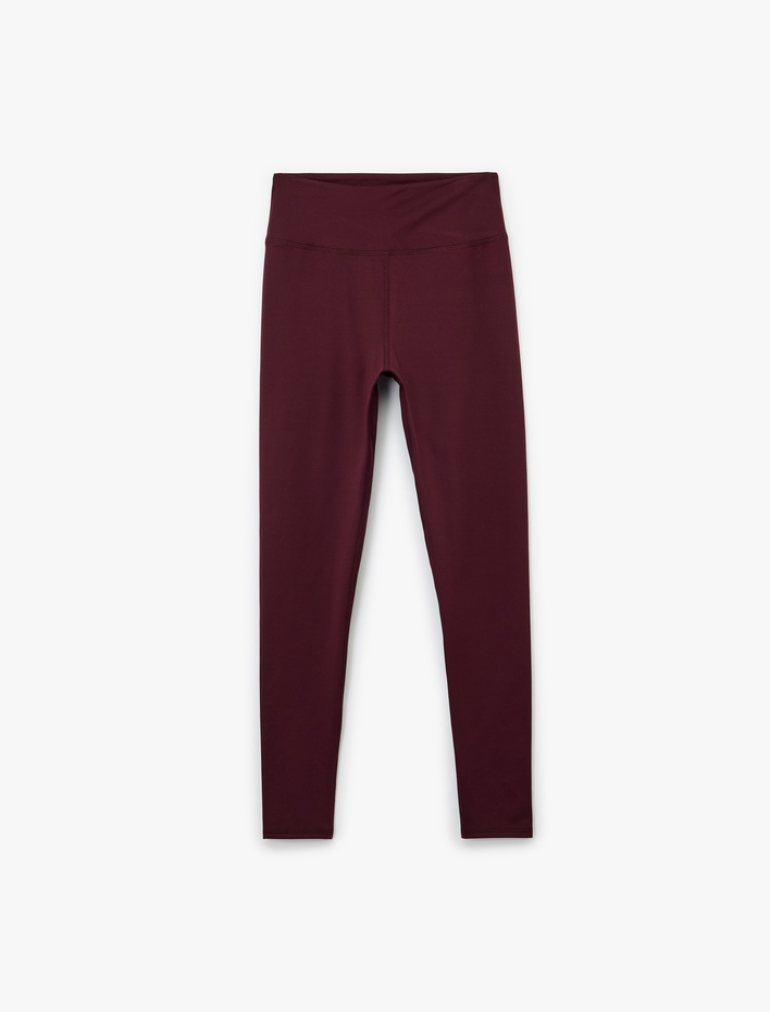  Slim Fit Yüksek Bel Spor Tayt