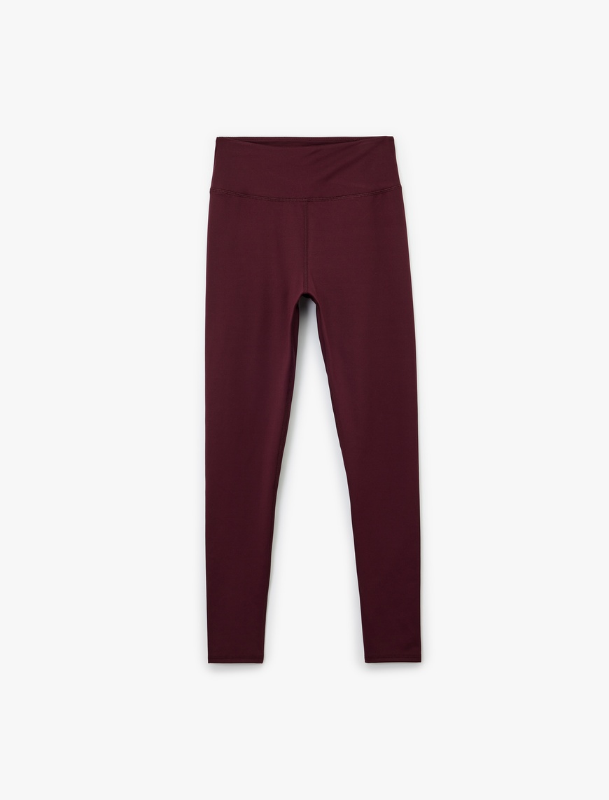   Slim Fit Yüksek Bel Spor Tayt