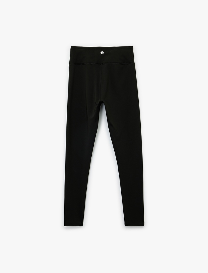  Bilek Boy Yüksek Bel Spor Tayt