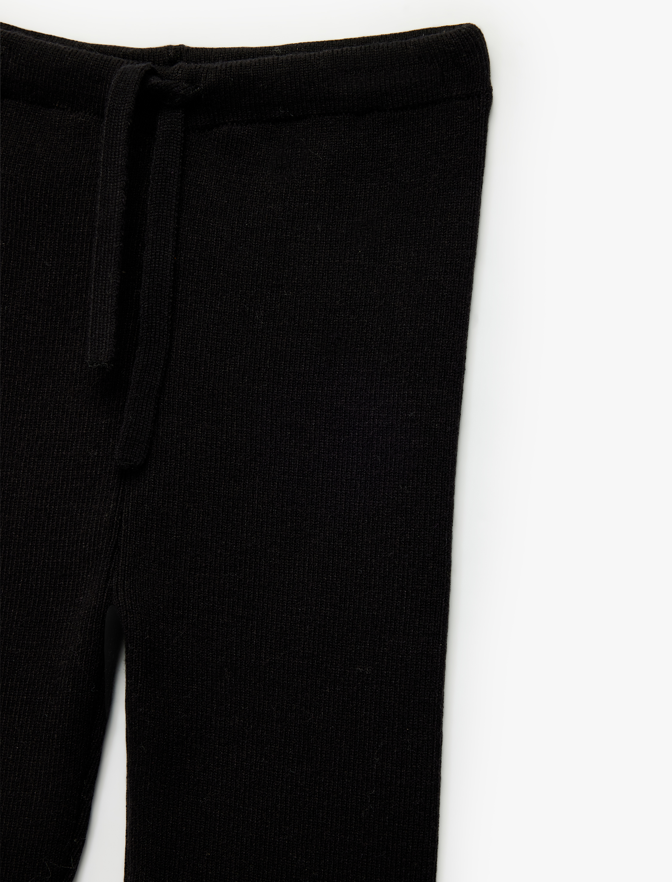  Kız Bebek Viskon Karışımlı Beli Bağcıklı Triko Pantolon