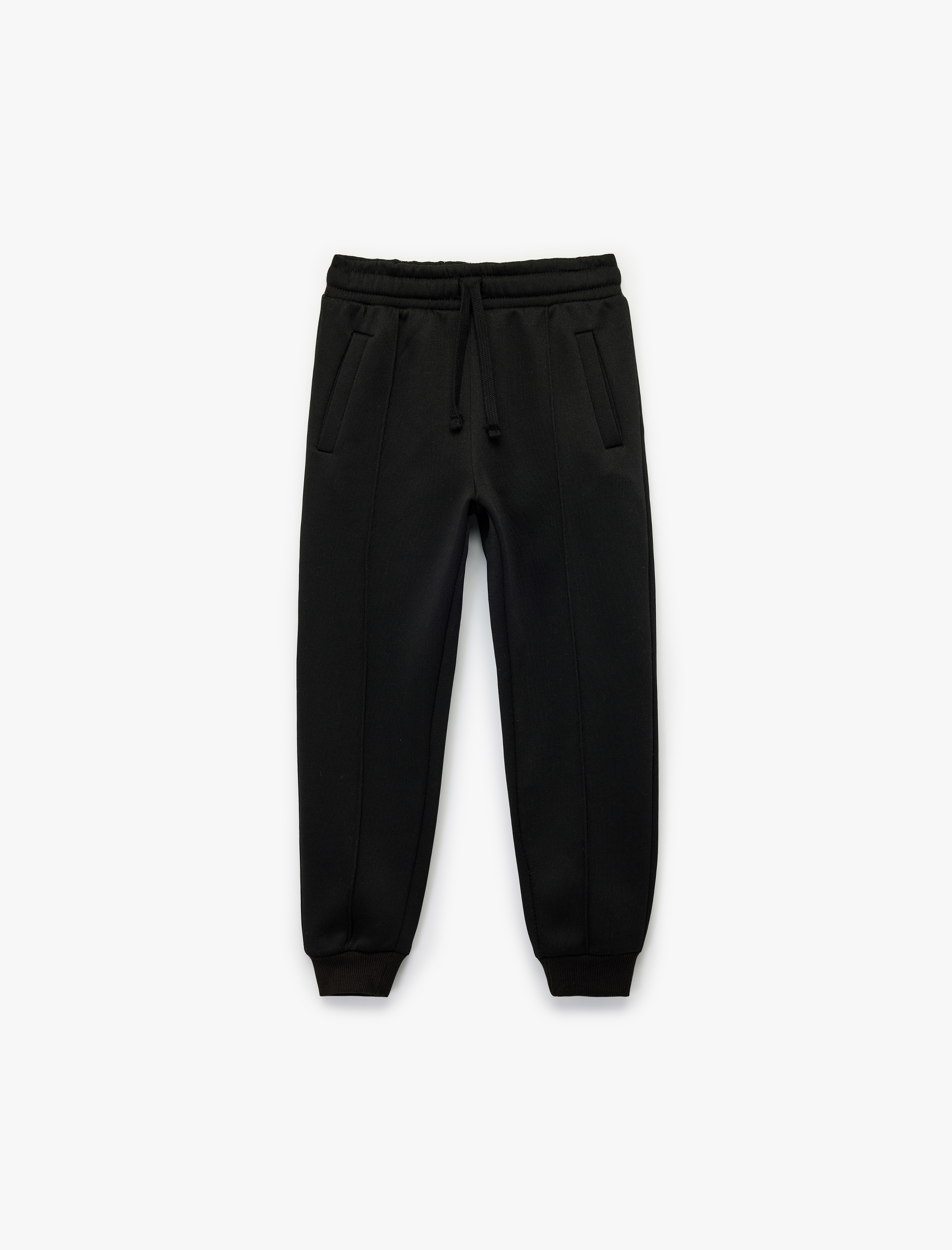 Erkek Çocuk Cepli Beli Bağcıklı Basic Eşofman Altı