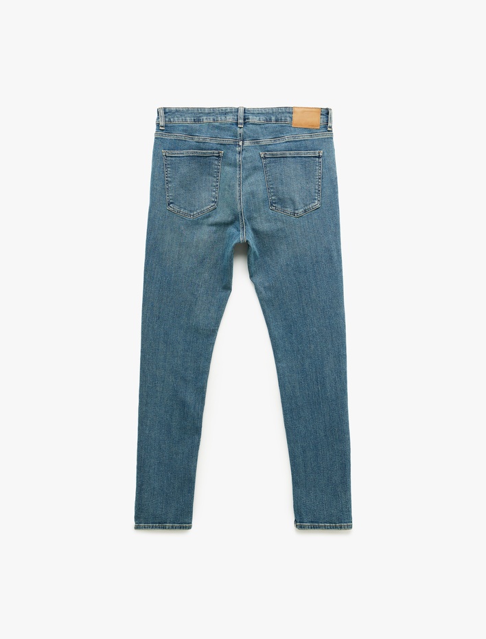  Pamuklu Normal Bel Super Skinny Fit Jean Pantolon - Justin Jean