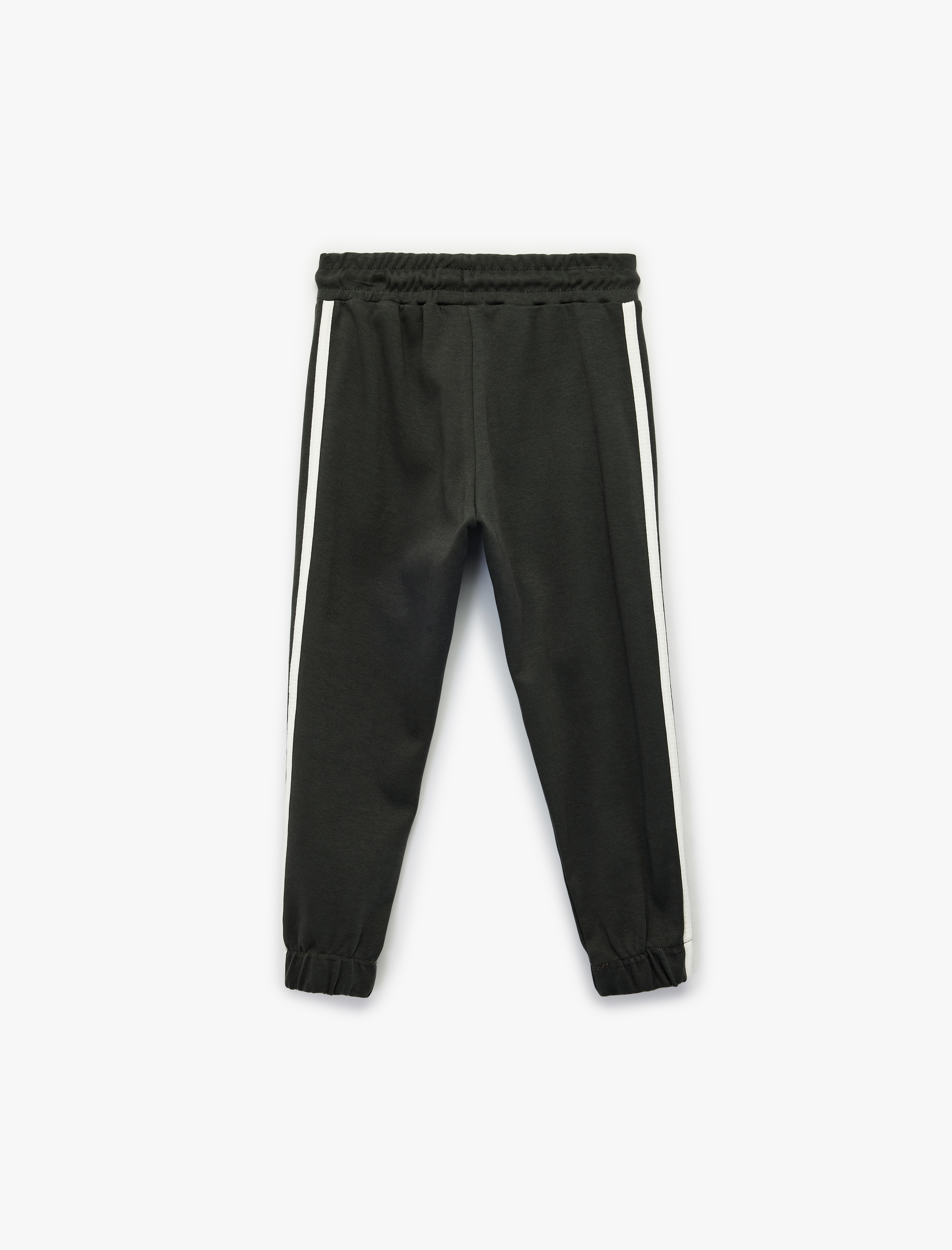  Erkek Çocuk Beli Bağcıklı Cep Detaylı Pamuklu Jogger Eşofman Altı