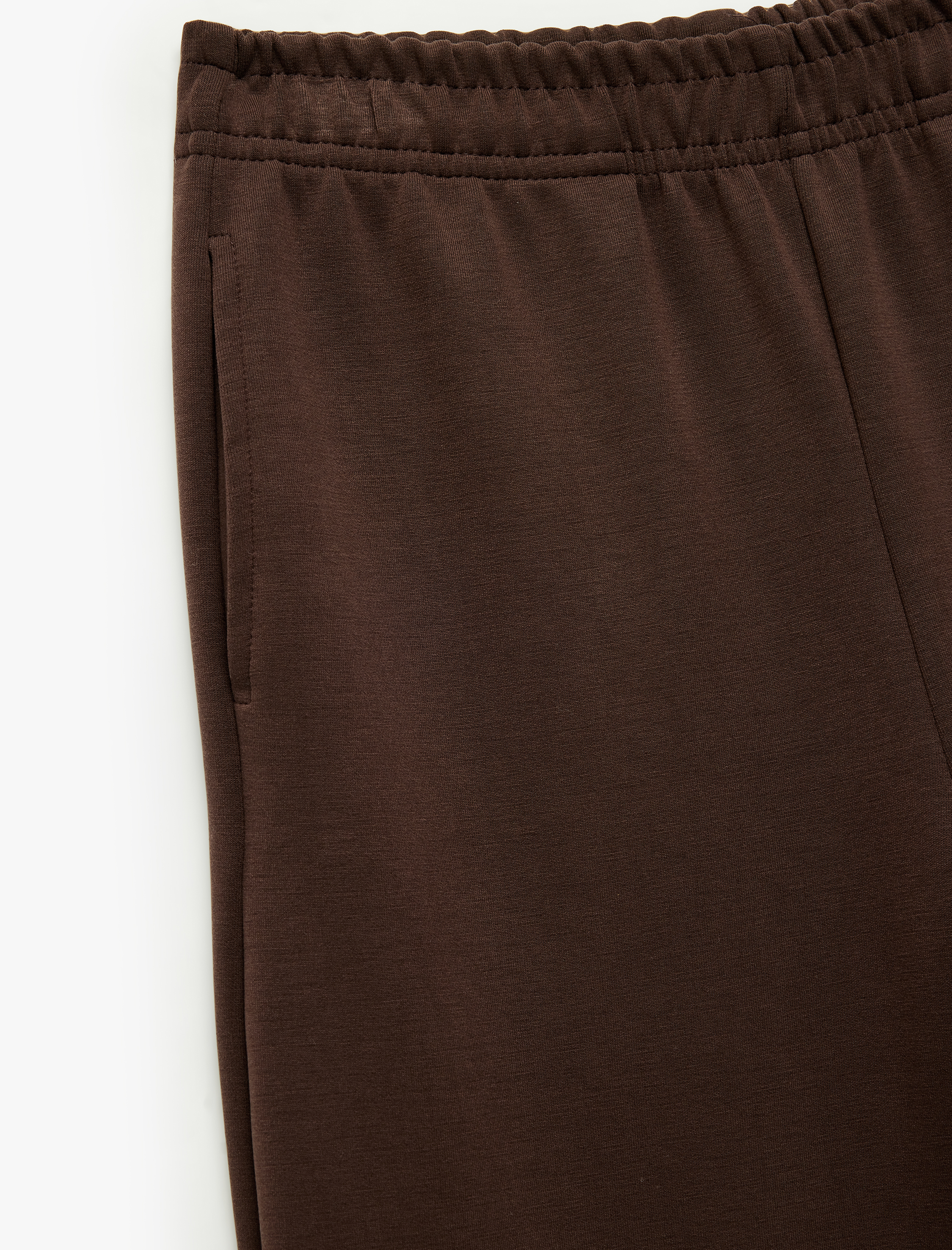  Kız Çocuk Modal Karışımlı Basic Geniş Paça Eşofman Altı