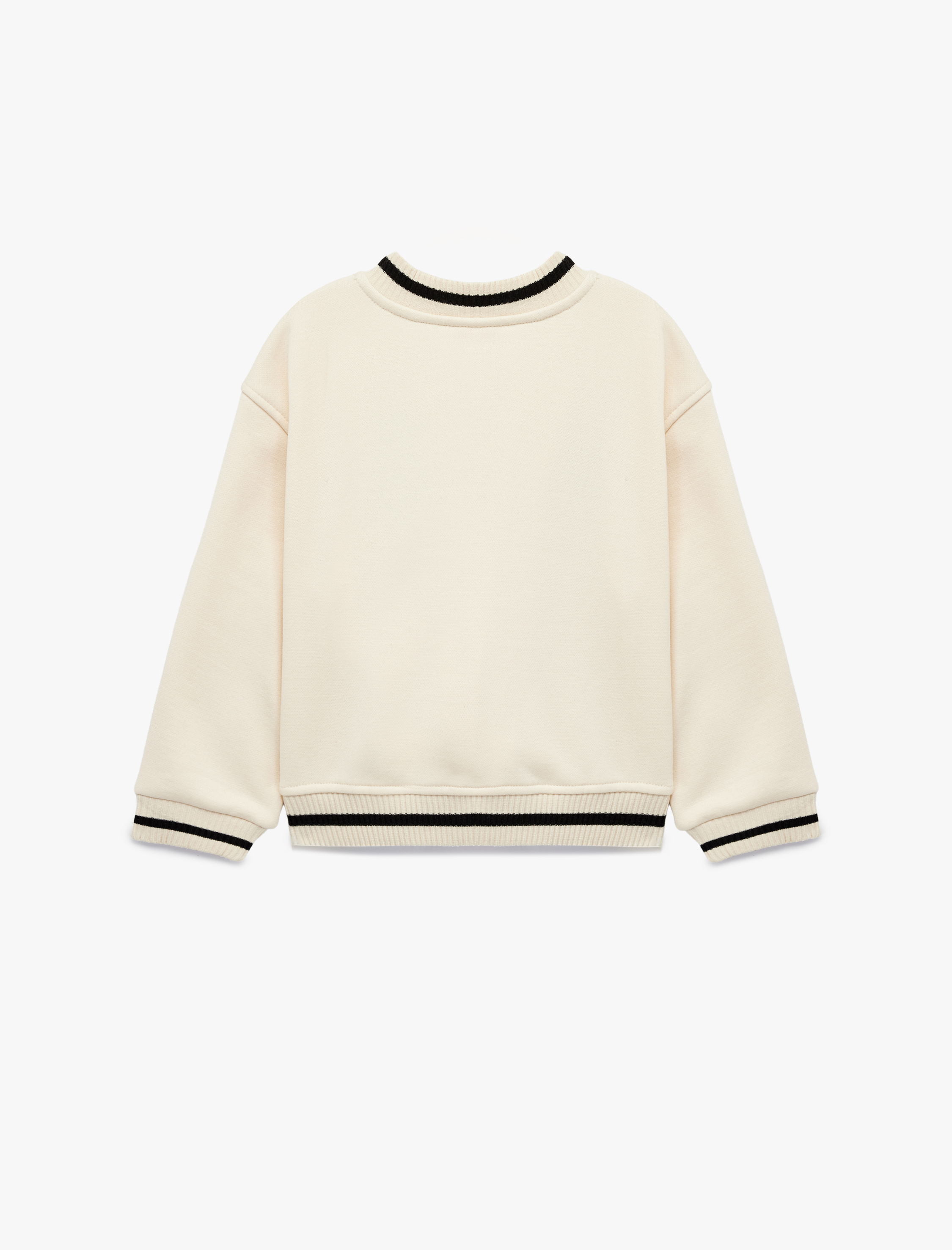  Kız Bebek Uzun Kollu Cep Detaylı Şardonlu Nakışlı Kolej Ceket