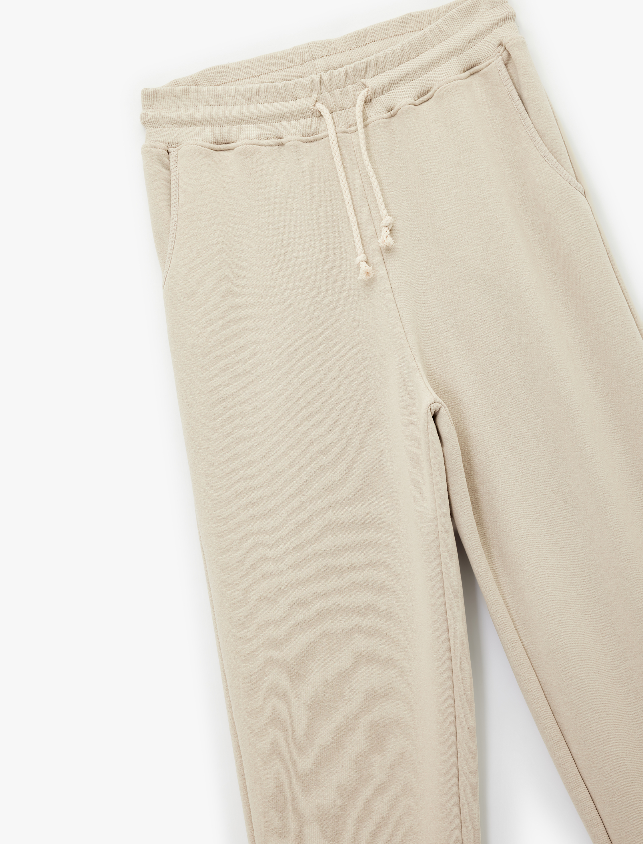   Cepli Beli Bağcıklı Slim Fit Pijama Altı