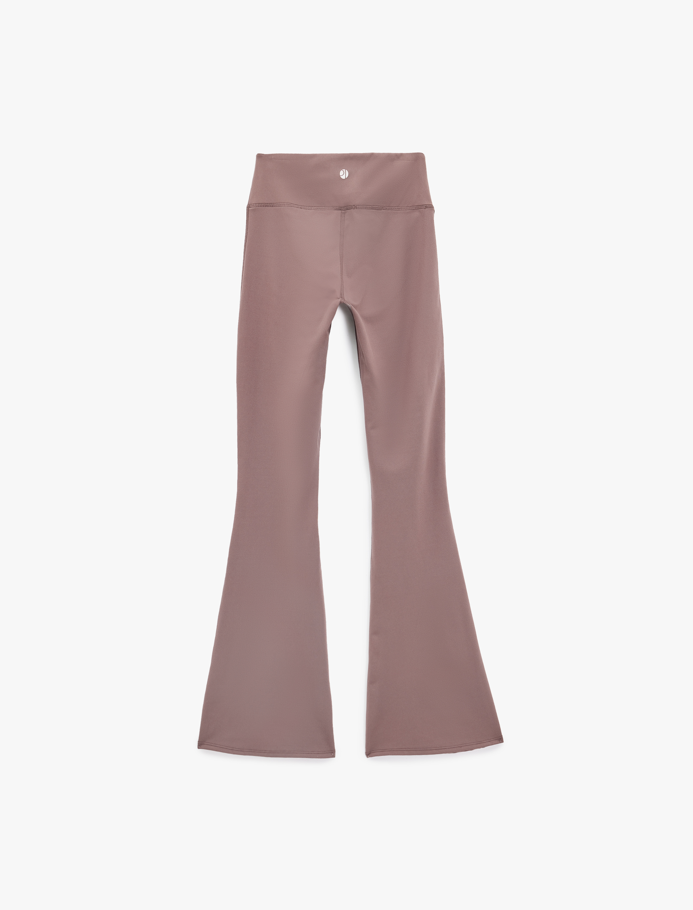   Yüksek Bel Dikiş Detaylı İspanyol Paça Spor Tayt