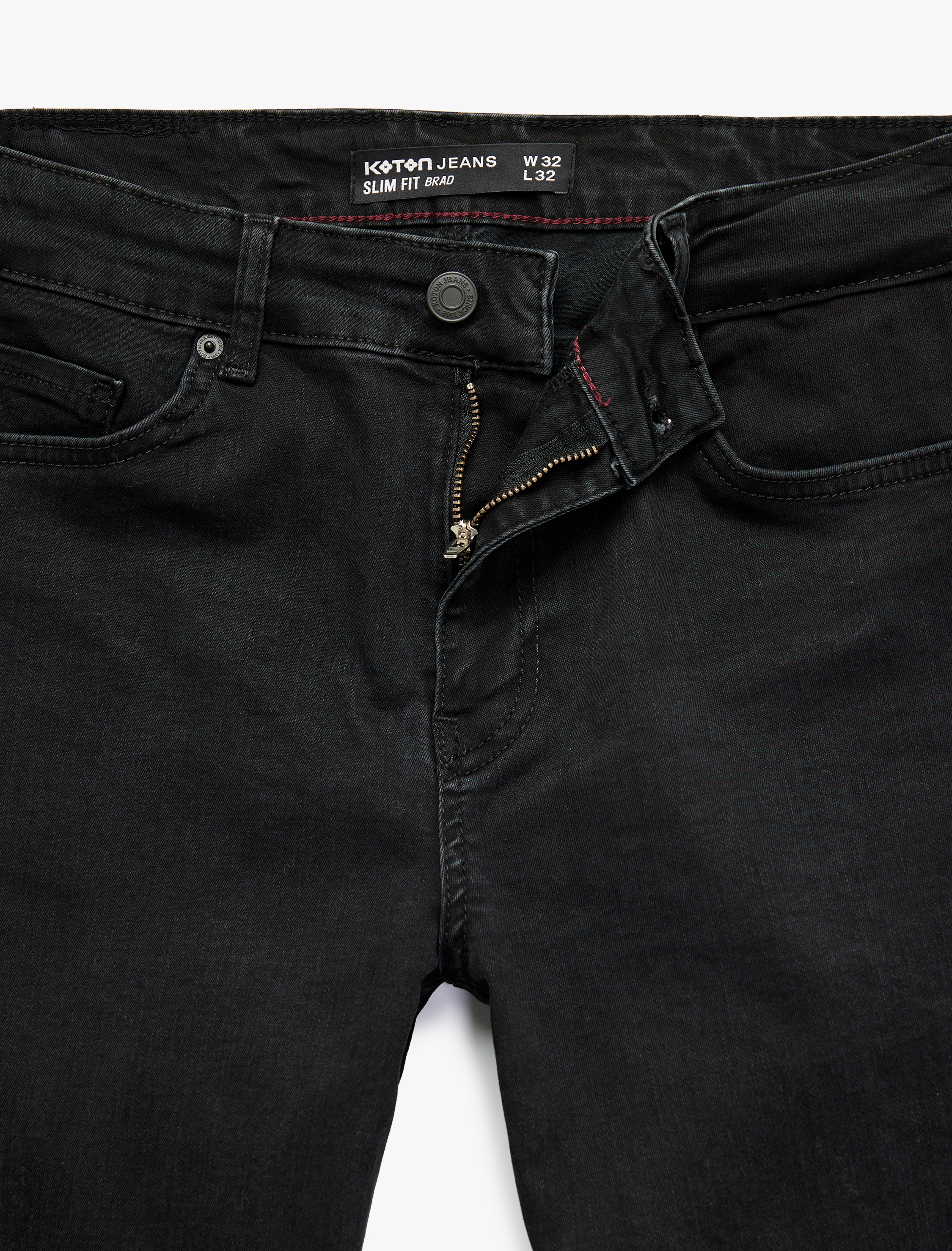   Pamuklu Cepli Normal Bel Slim Fit Jean Pantolon - Brad Jean