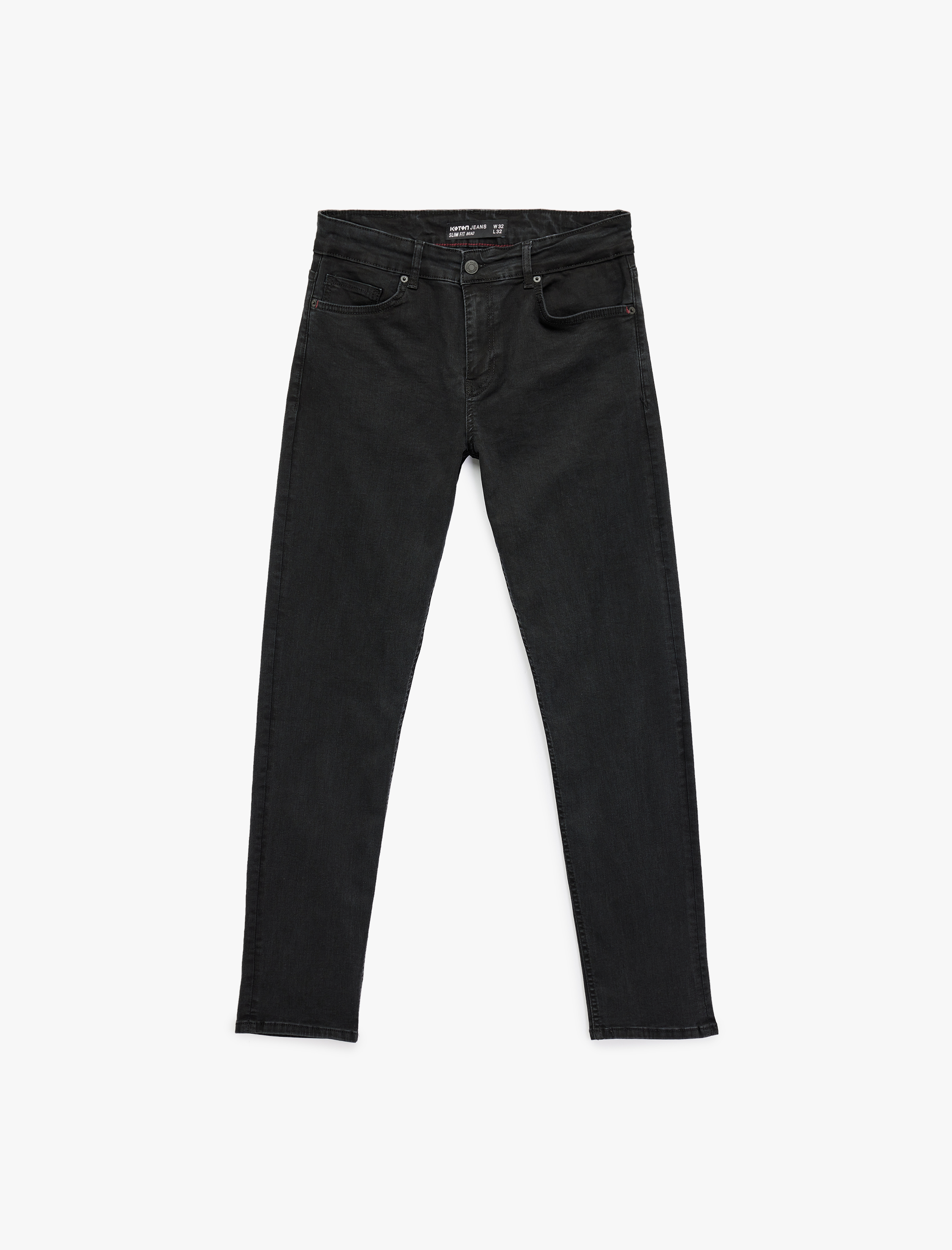   Pamuklu Cepli Normal Bel Slim Fit Jean Pantolon - Brad Jean