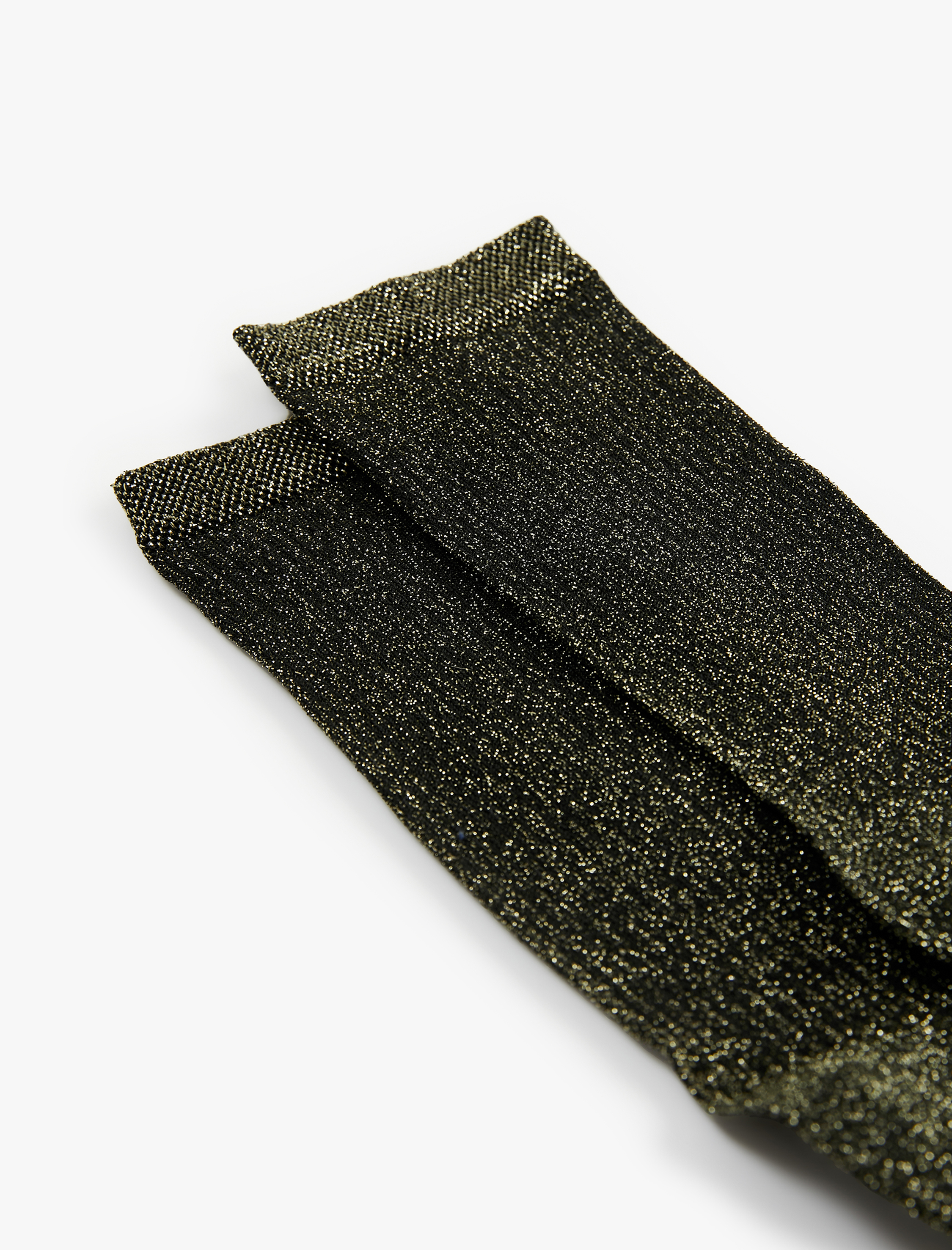  Kadın Metalik Detaylı Soket Çorap