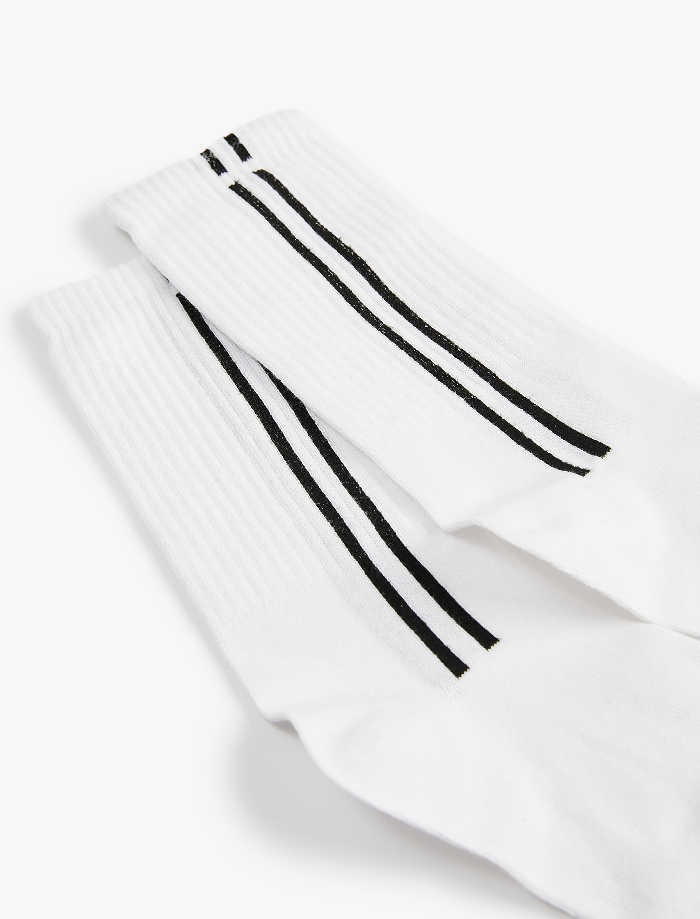  Erkek Çizgili Tenis Çorabı