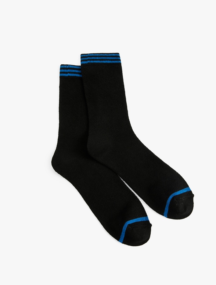 Erkek Çizgili Soket Çorap