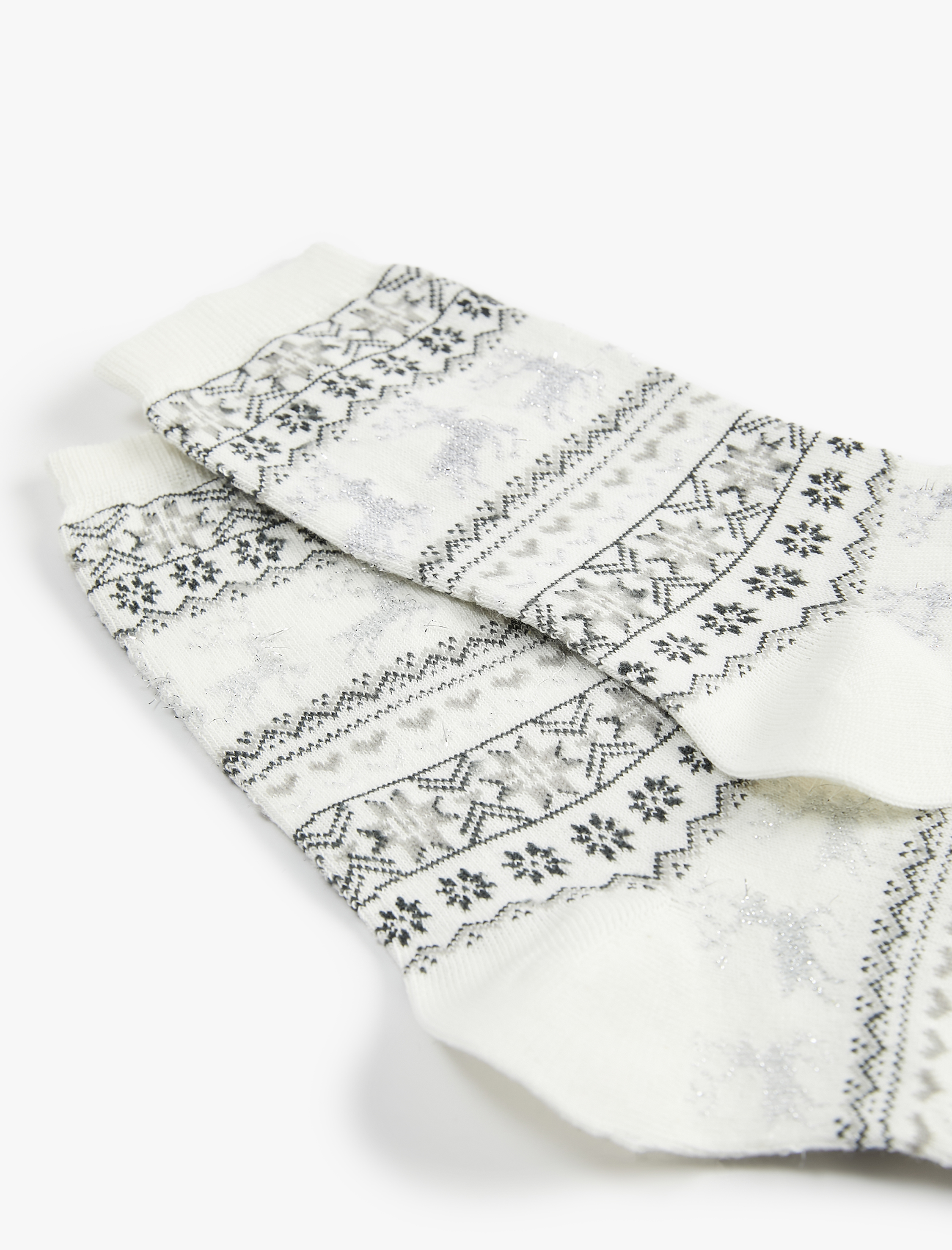  Kadın Desenli Soket Çorap