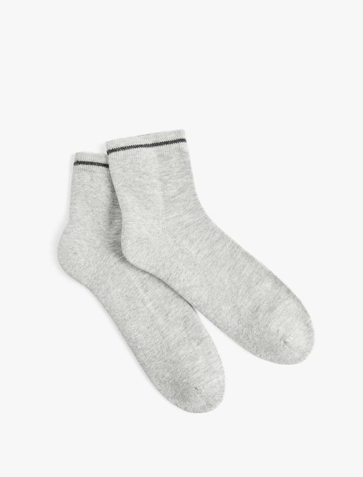 Erkek Çizgili Soket Çorap
