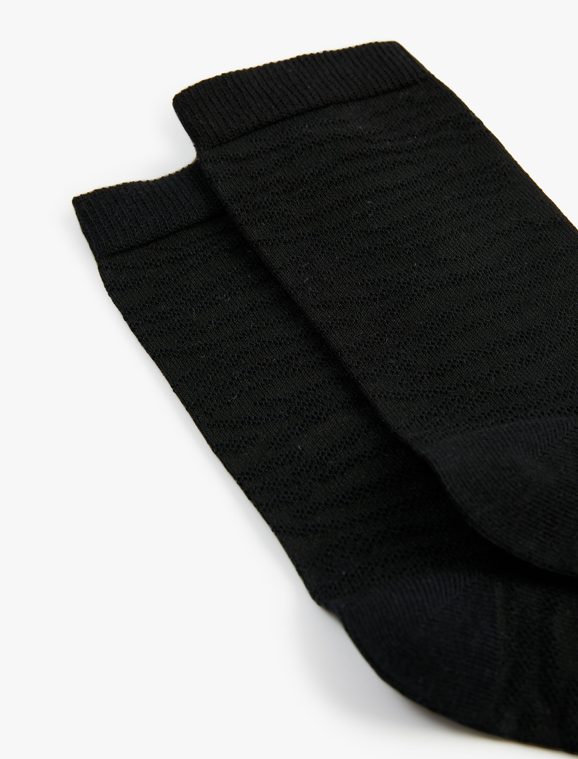 Kadın Pamuklu Desenli Soket Çorap