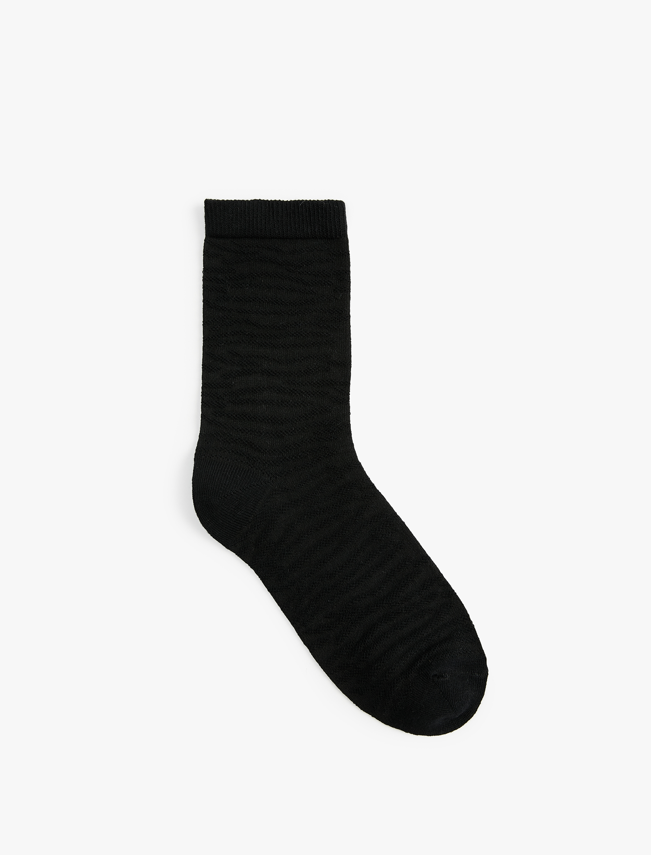 Kadın Pamuklu Desenli Soket Çorap