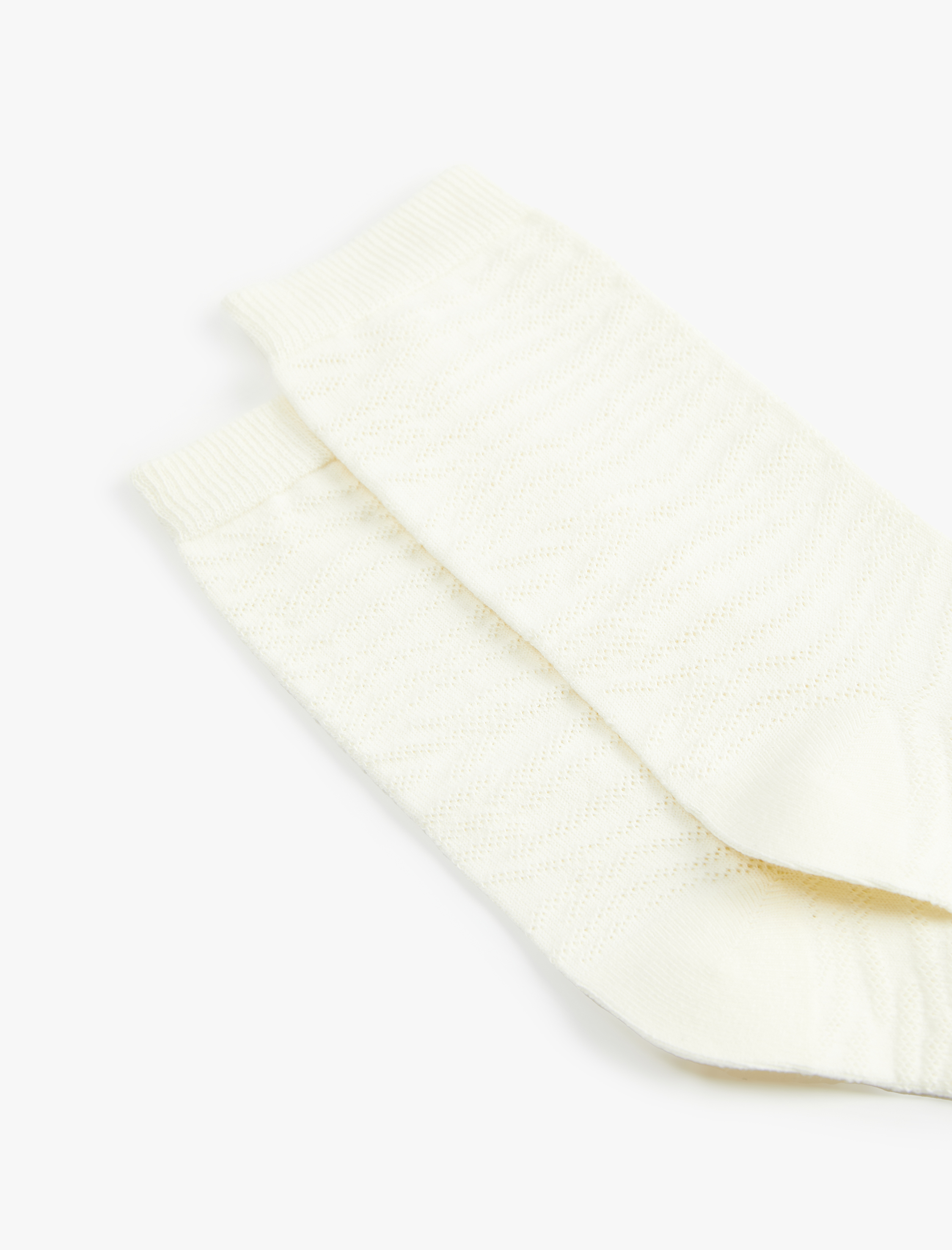 Kadın Pamuklu Desenli Soket Çorap