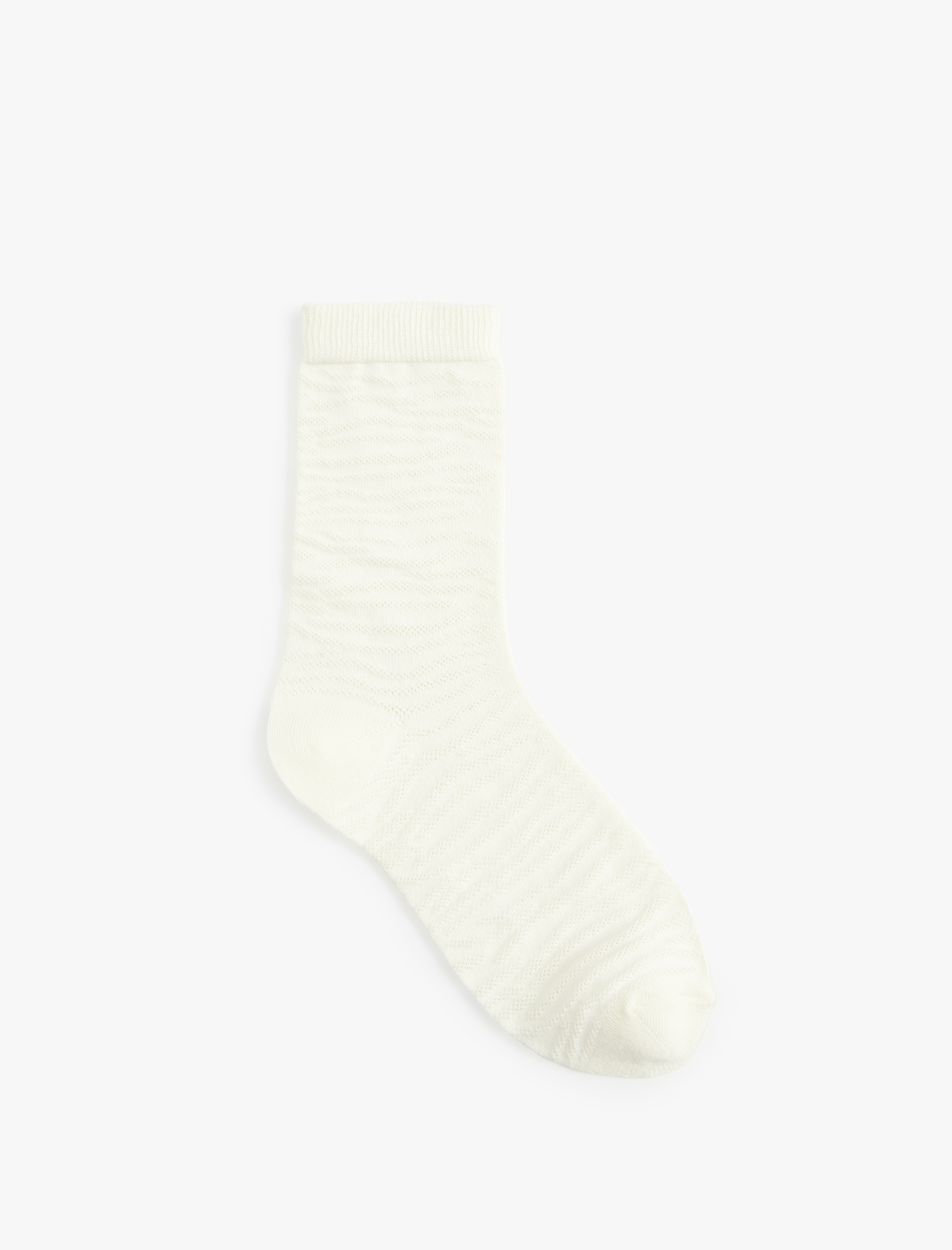 Kadın Pamuklu Desenli Soket Çorap