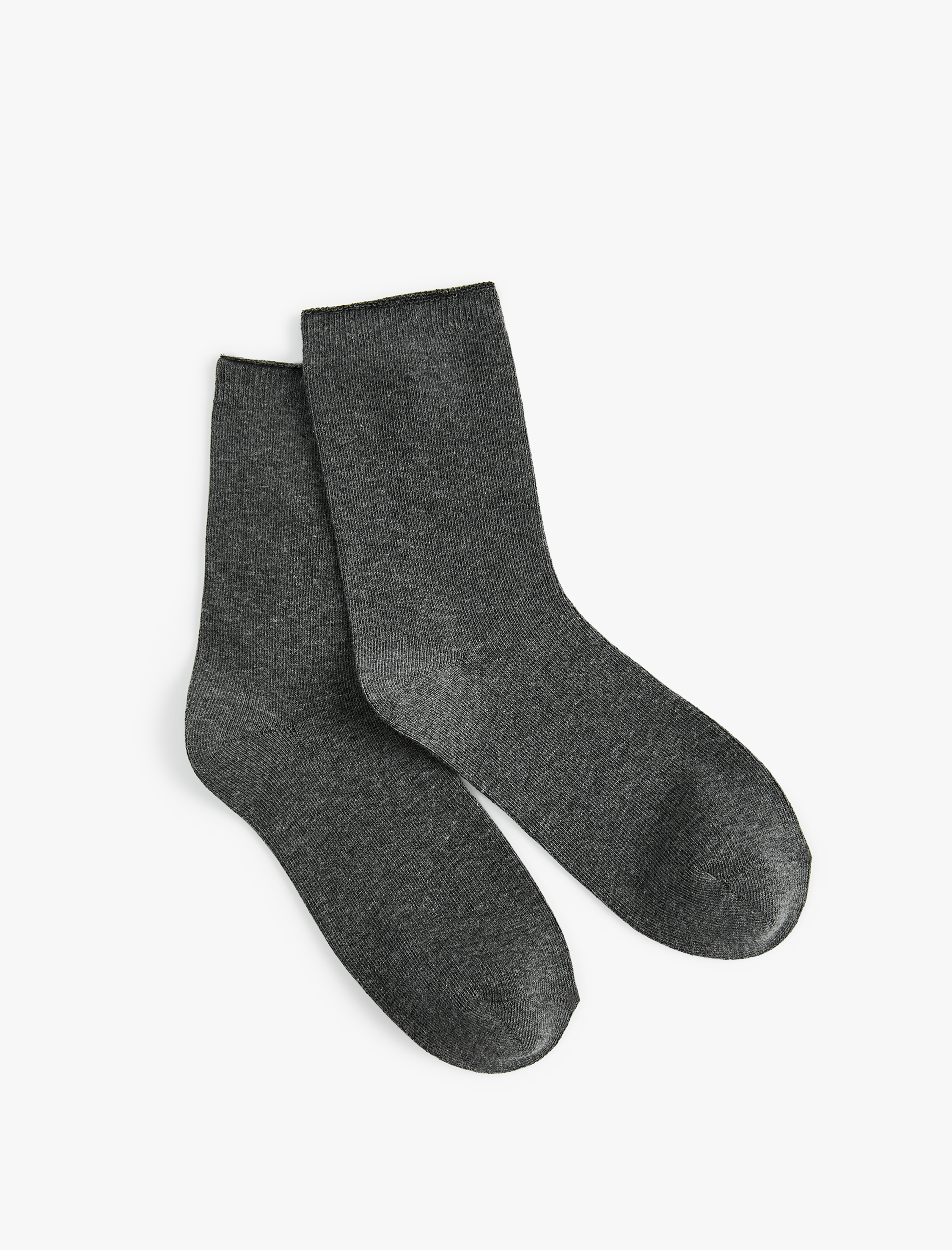  Kadın Pamuklu Basic Soket Çorap