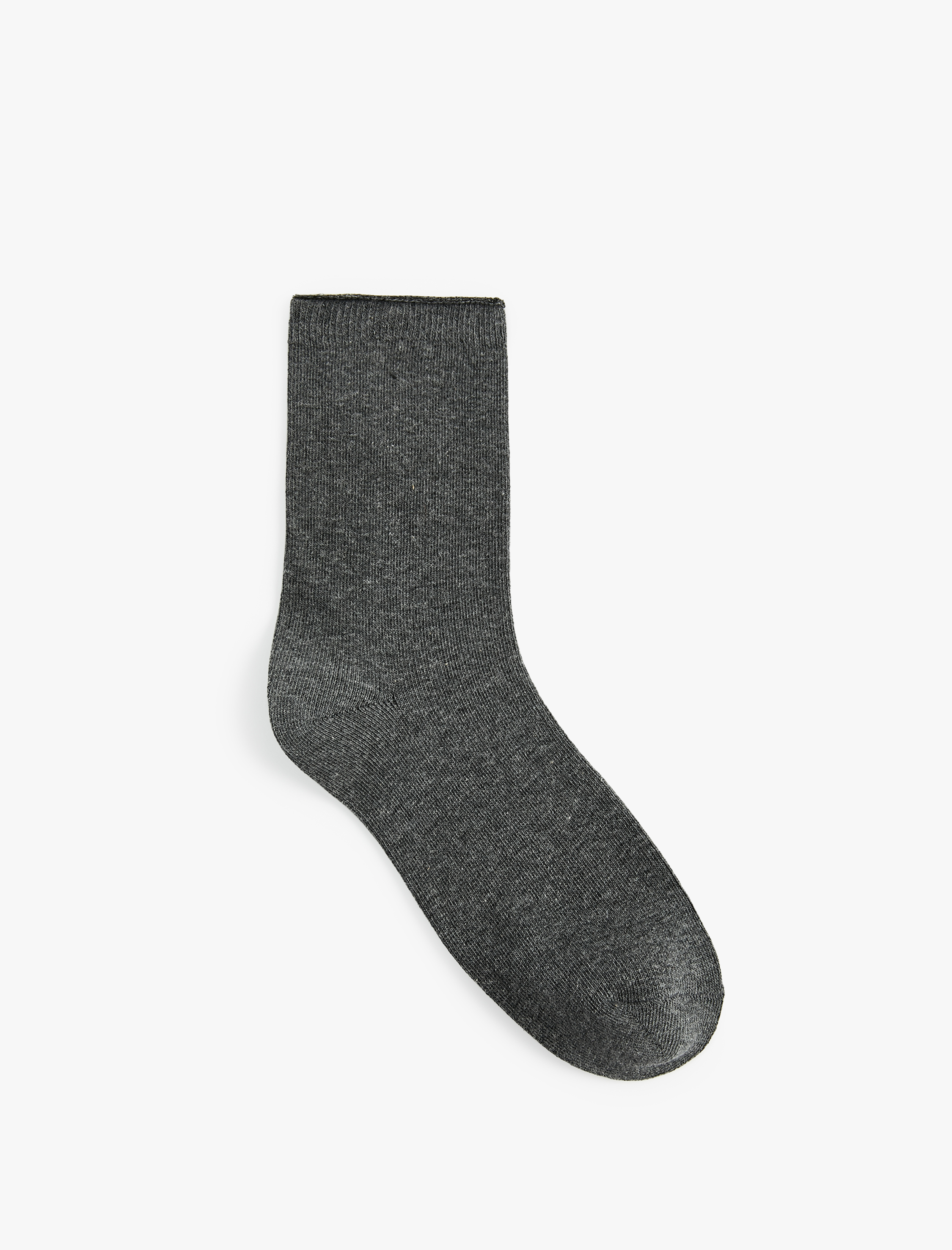  Kadın Pamuklu Basic Soket Çorap