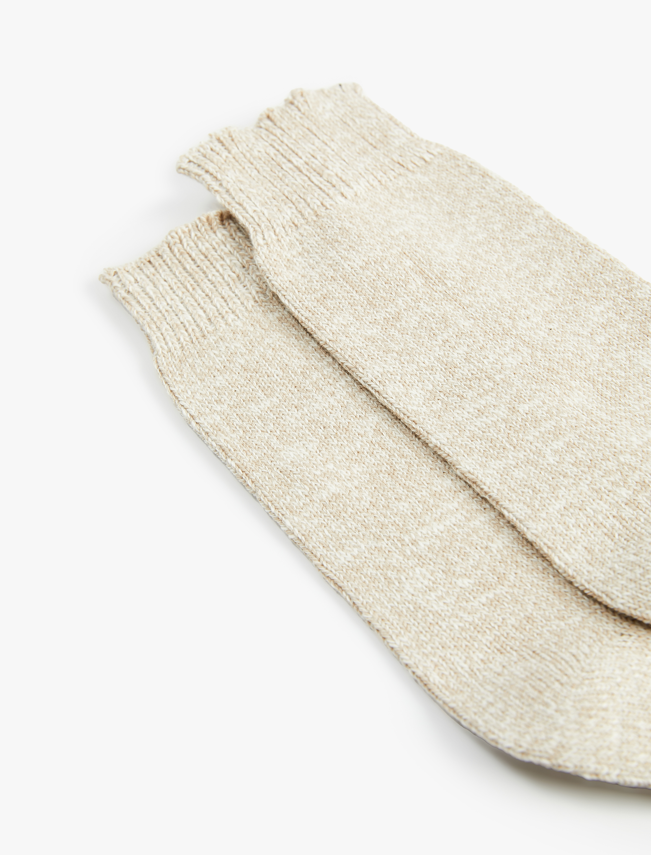  Kadın Pamuklu Desenli Soket Çorap