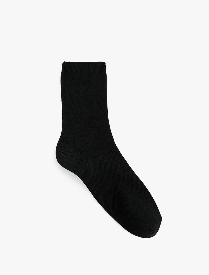 Kadın Pamuklu Basic Soket Çorap