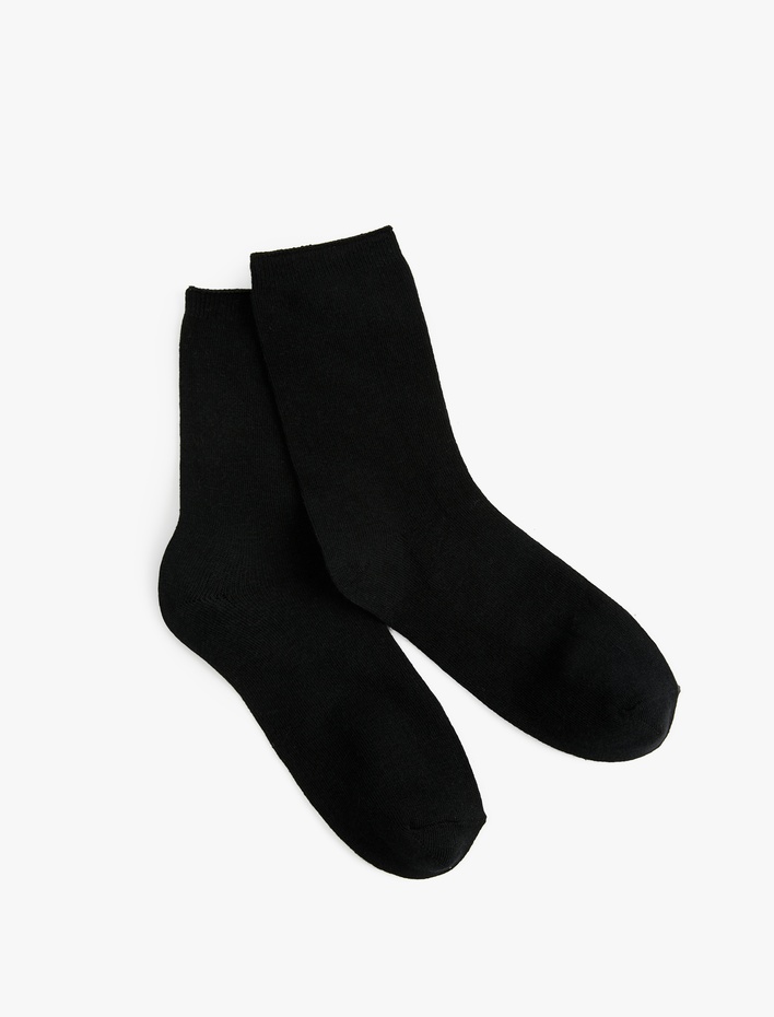 Kadın Pamuklu Basic Soket Çorap